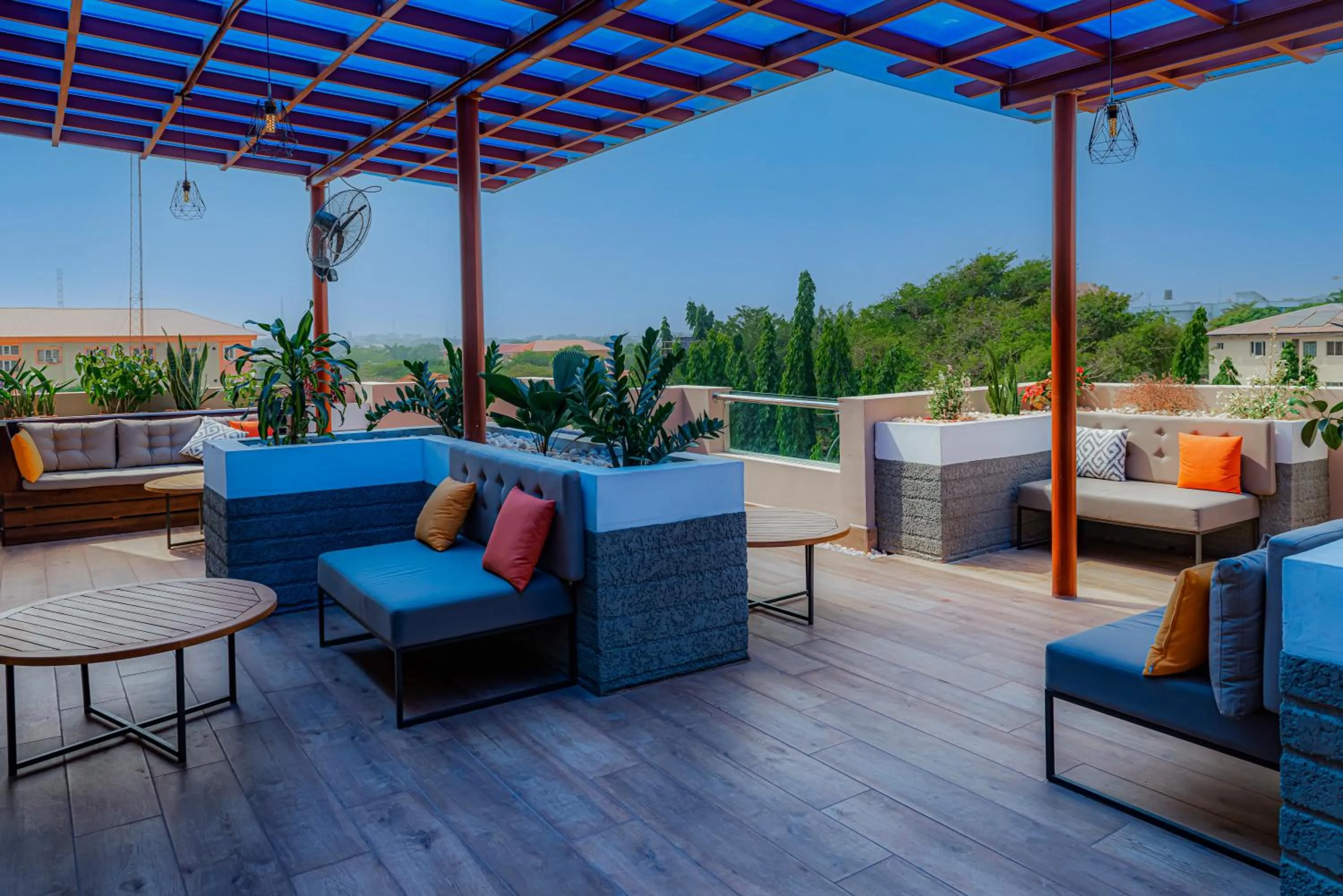 Patio in Wali's Suites