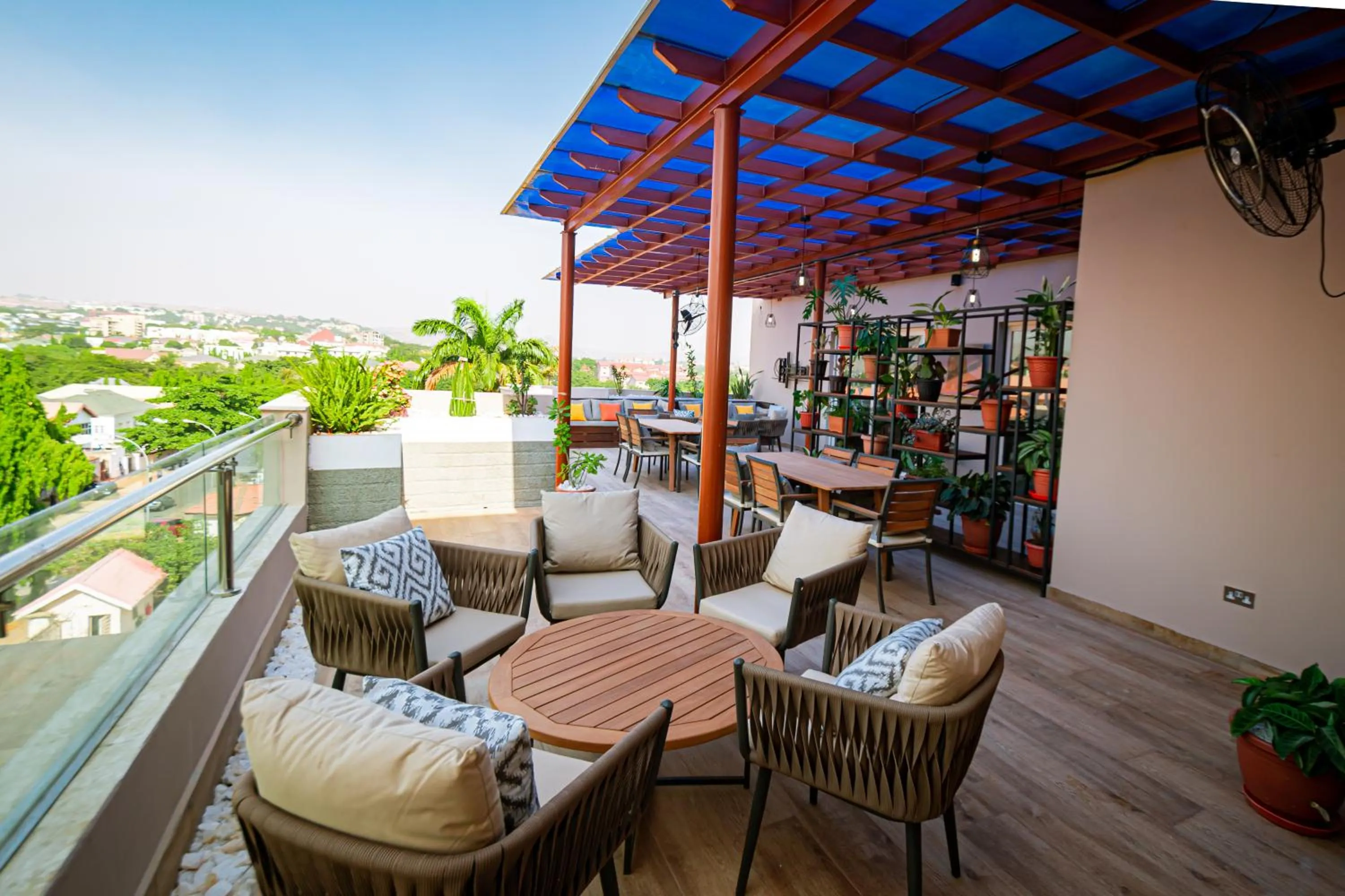 Patio in Wali's Suites