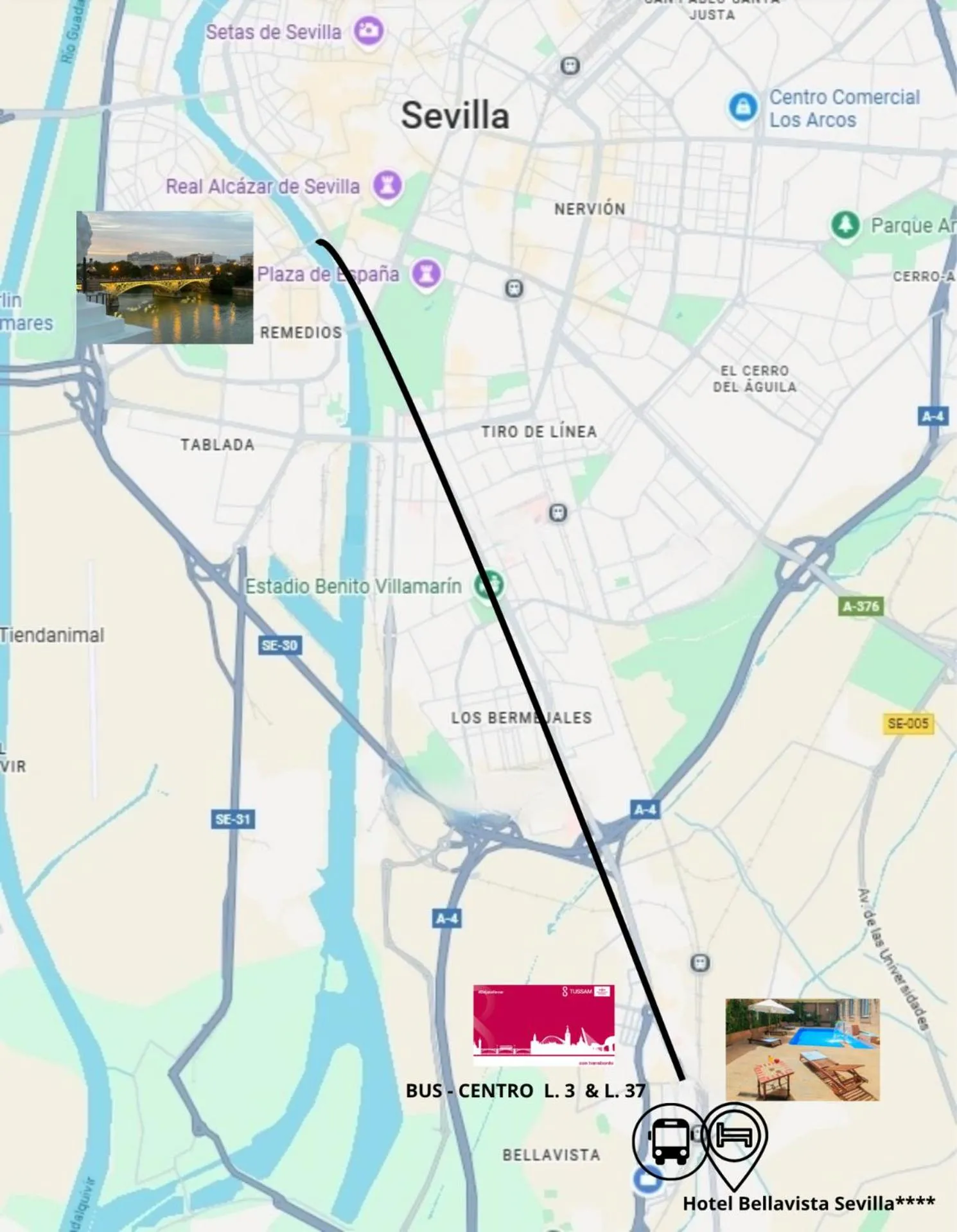 Location in Bellavista Sevilla