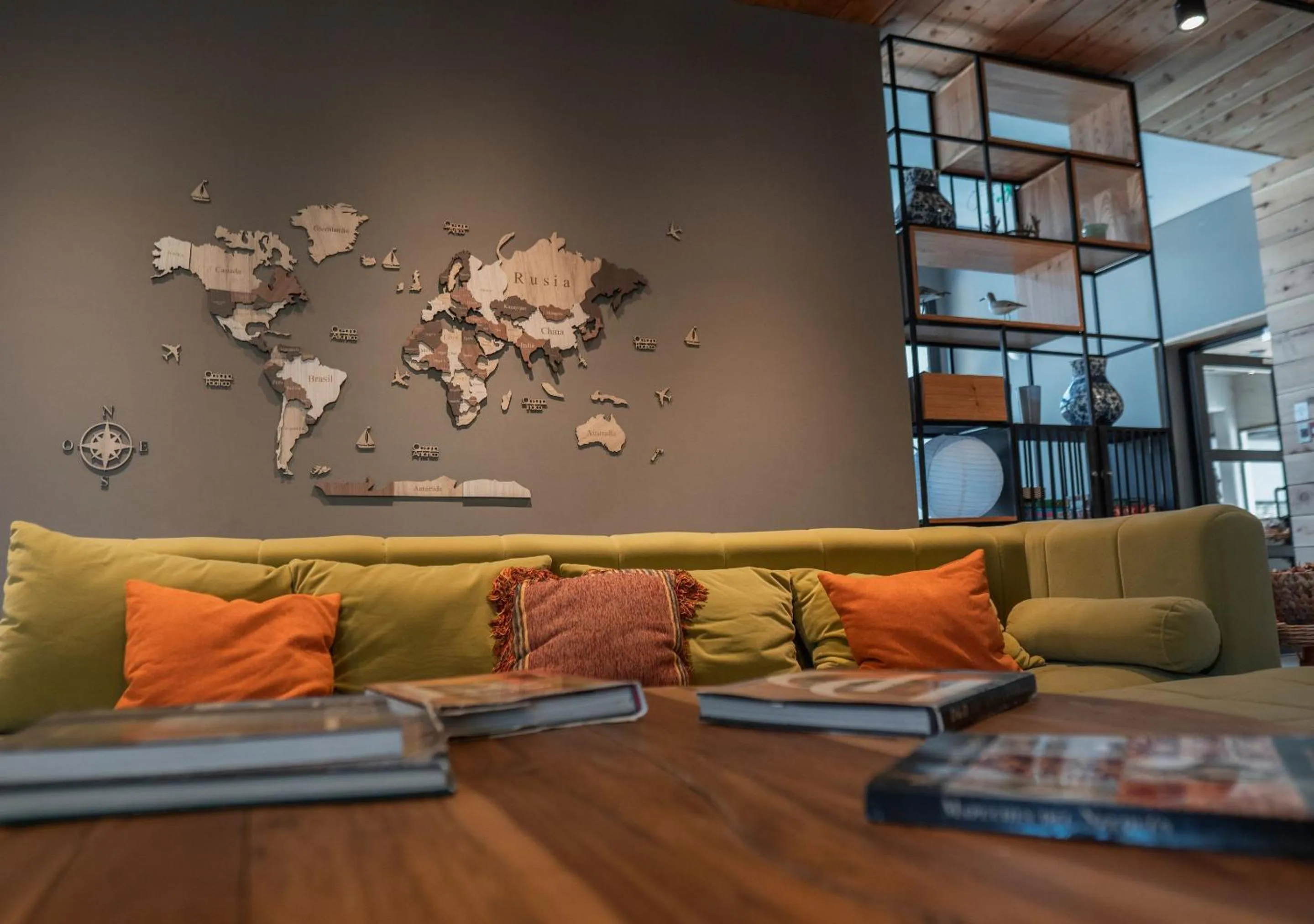 Seating area in Gluck Patagonia Aparts