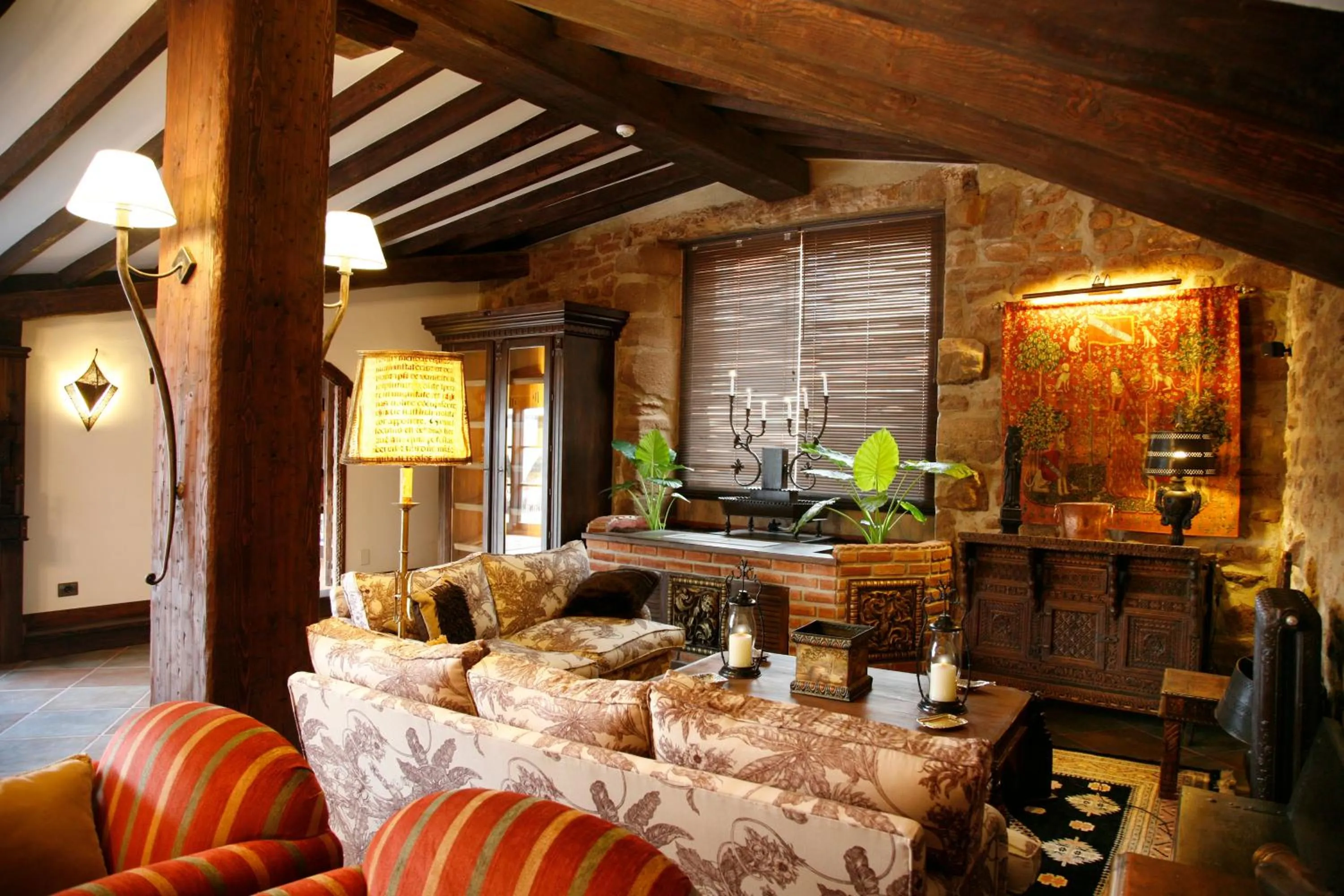Living room in Hotel Boutique Real Casona De Las Amas