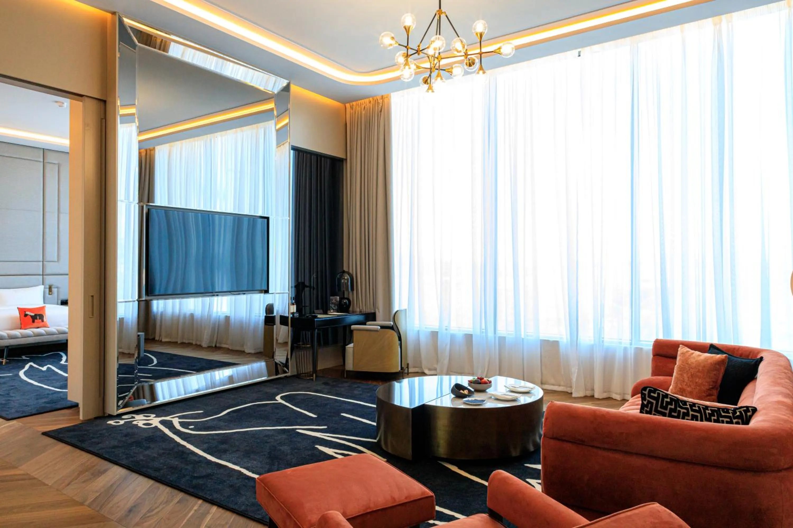 Communal lounge/ TV room in Seven Visions Resort and Places, the Dvin