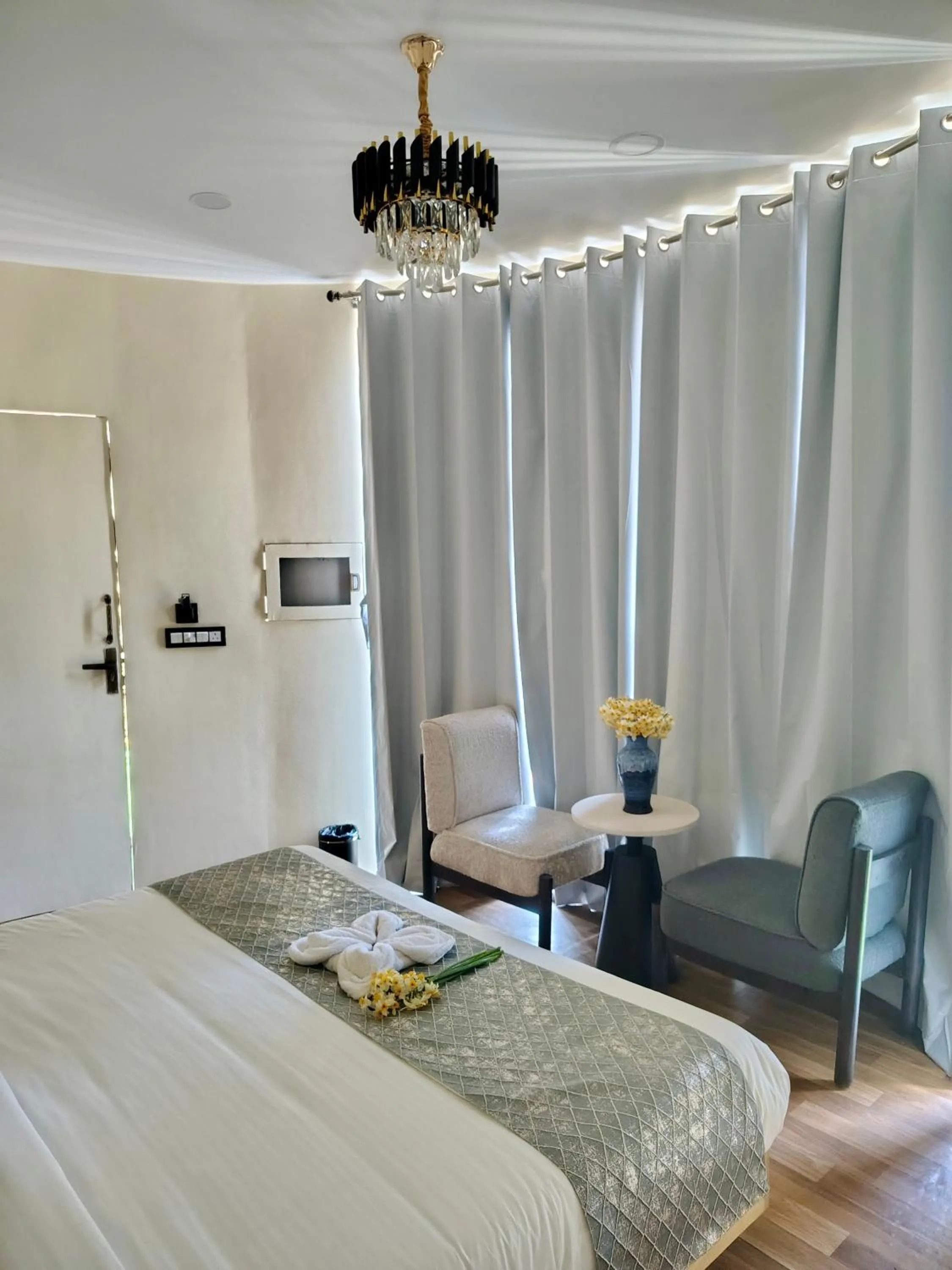 Bed in WOW STAYZ2 Ashoka Grand