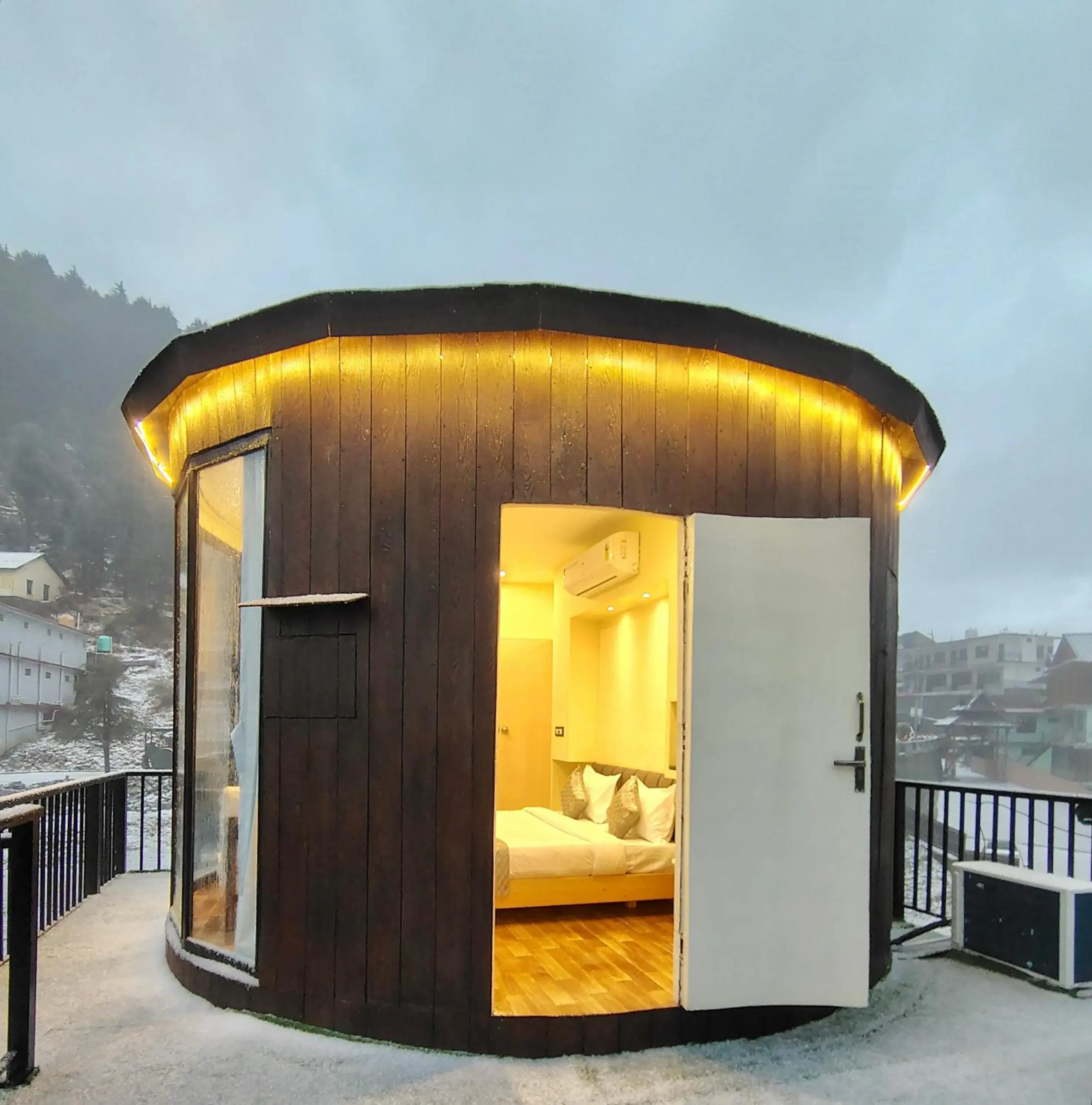 Queen Room with Balcony in WOW STAYZ2 Ashoka Grand Queen Room with Balcony in WOW STAYZ2 Ashoka Grand