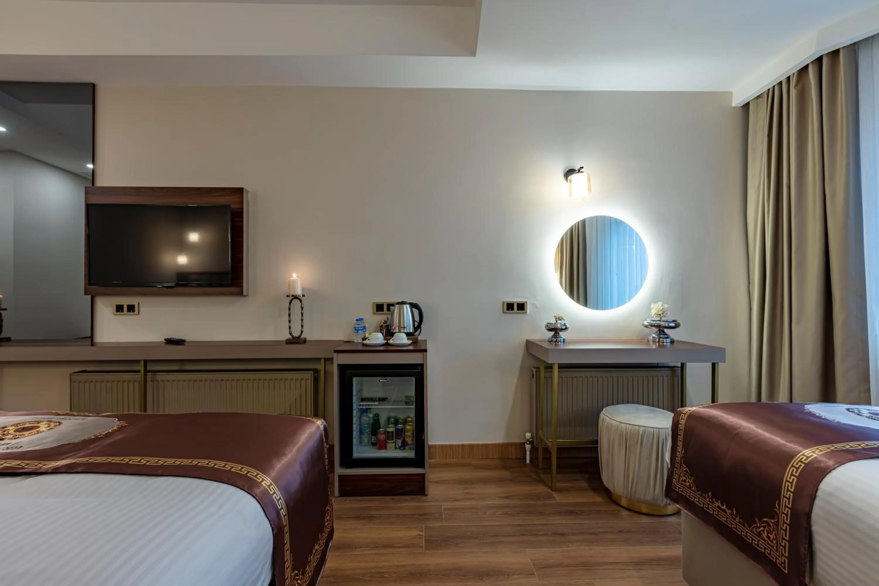 Bed in GRAND HAMİT By Karadayı Airport Hotel