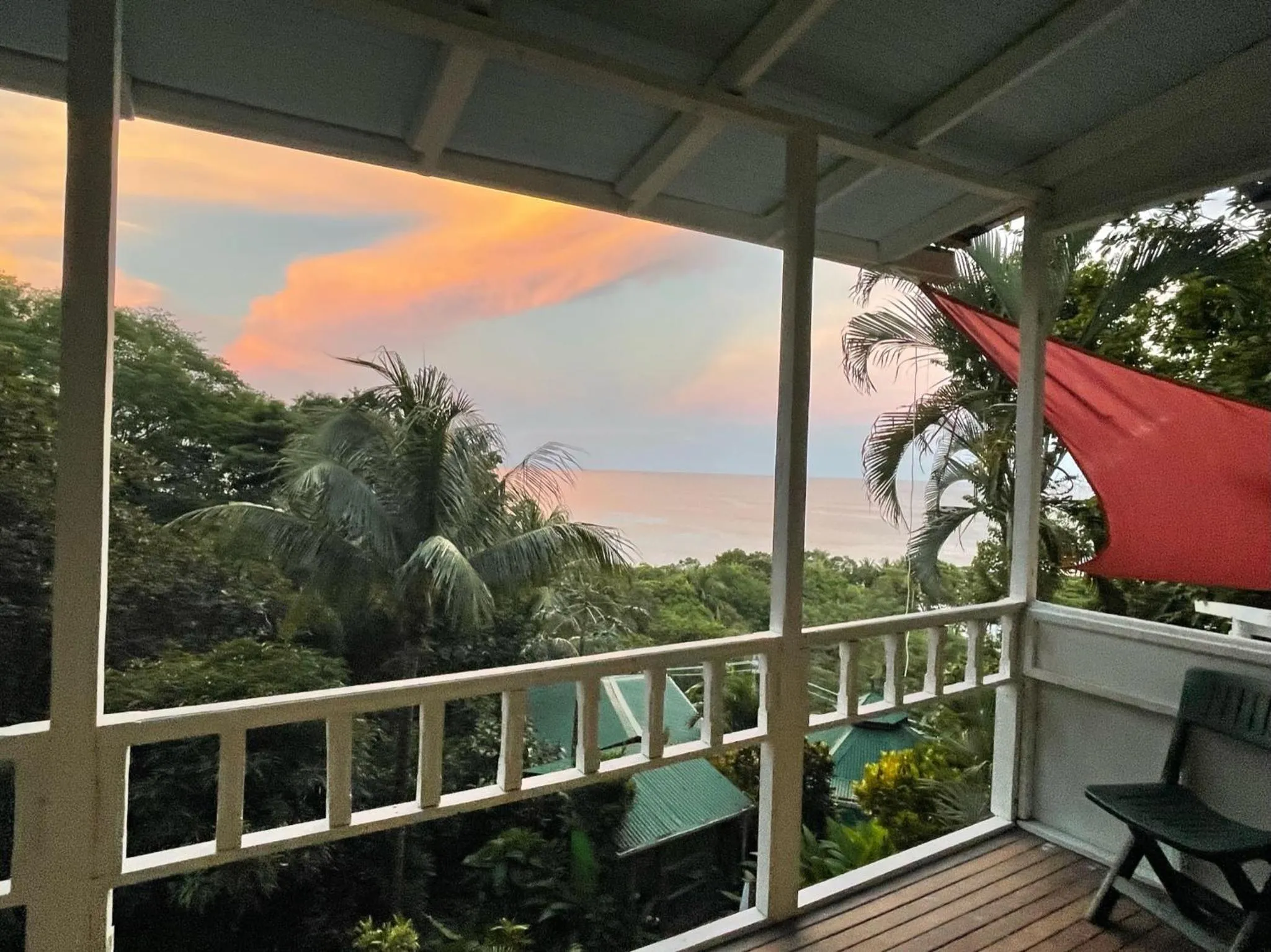 Patio in The Chorotega Hotel, Montezuma
