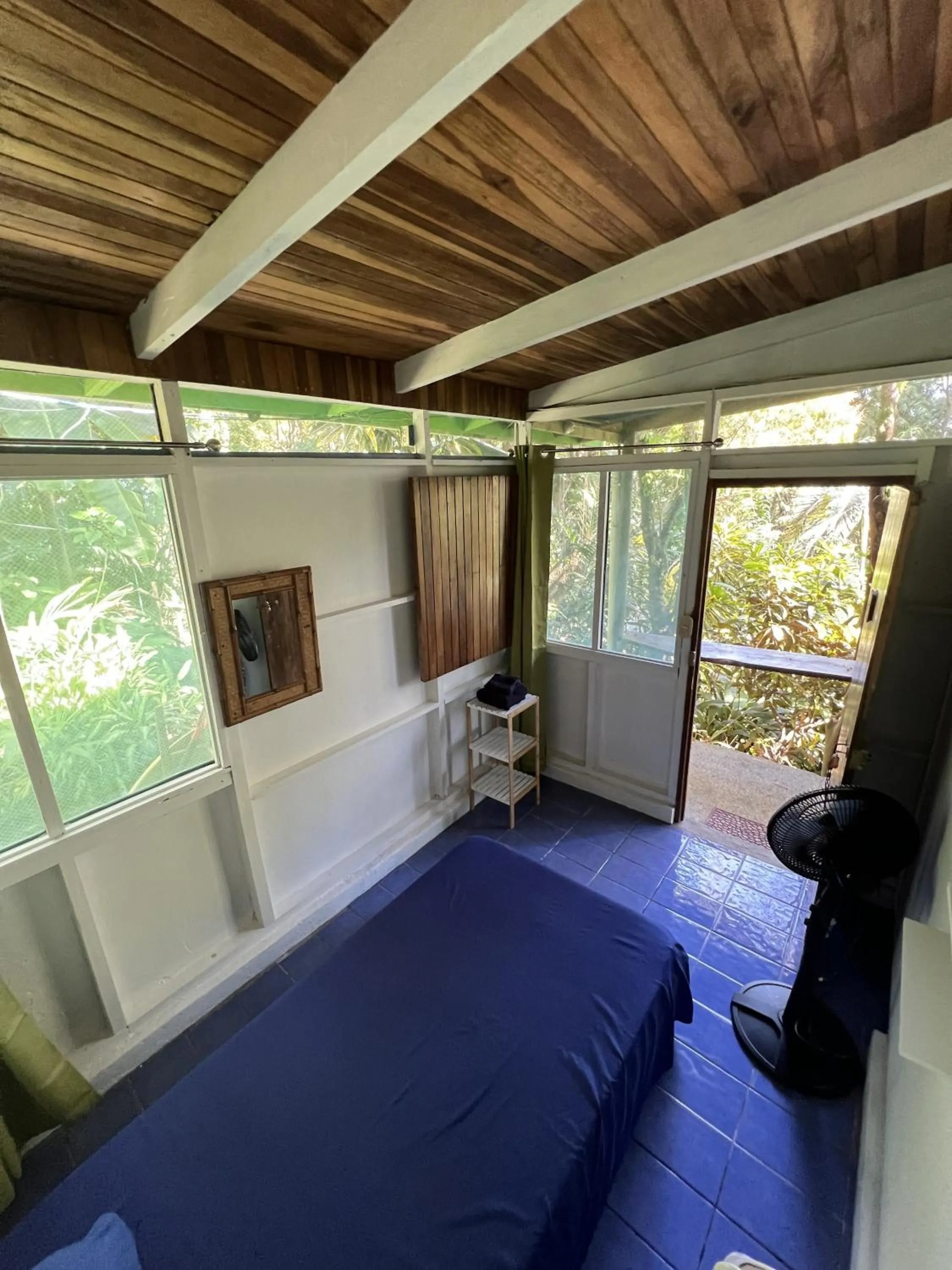 Bed in The Chorotega Hotel, Montezuma