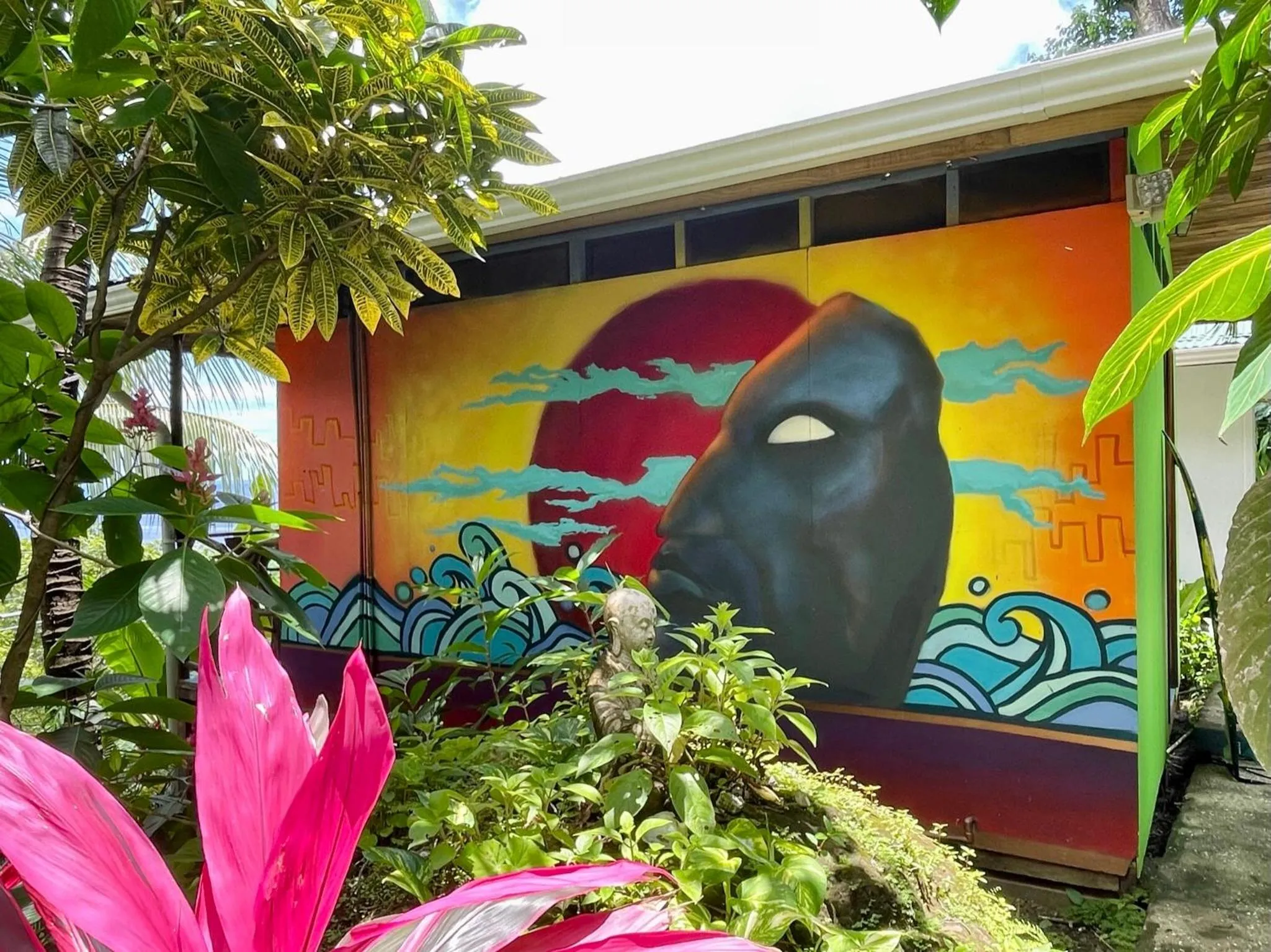 Garden in The Chorotega Hotel, Montezuma