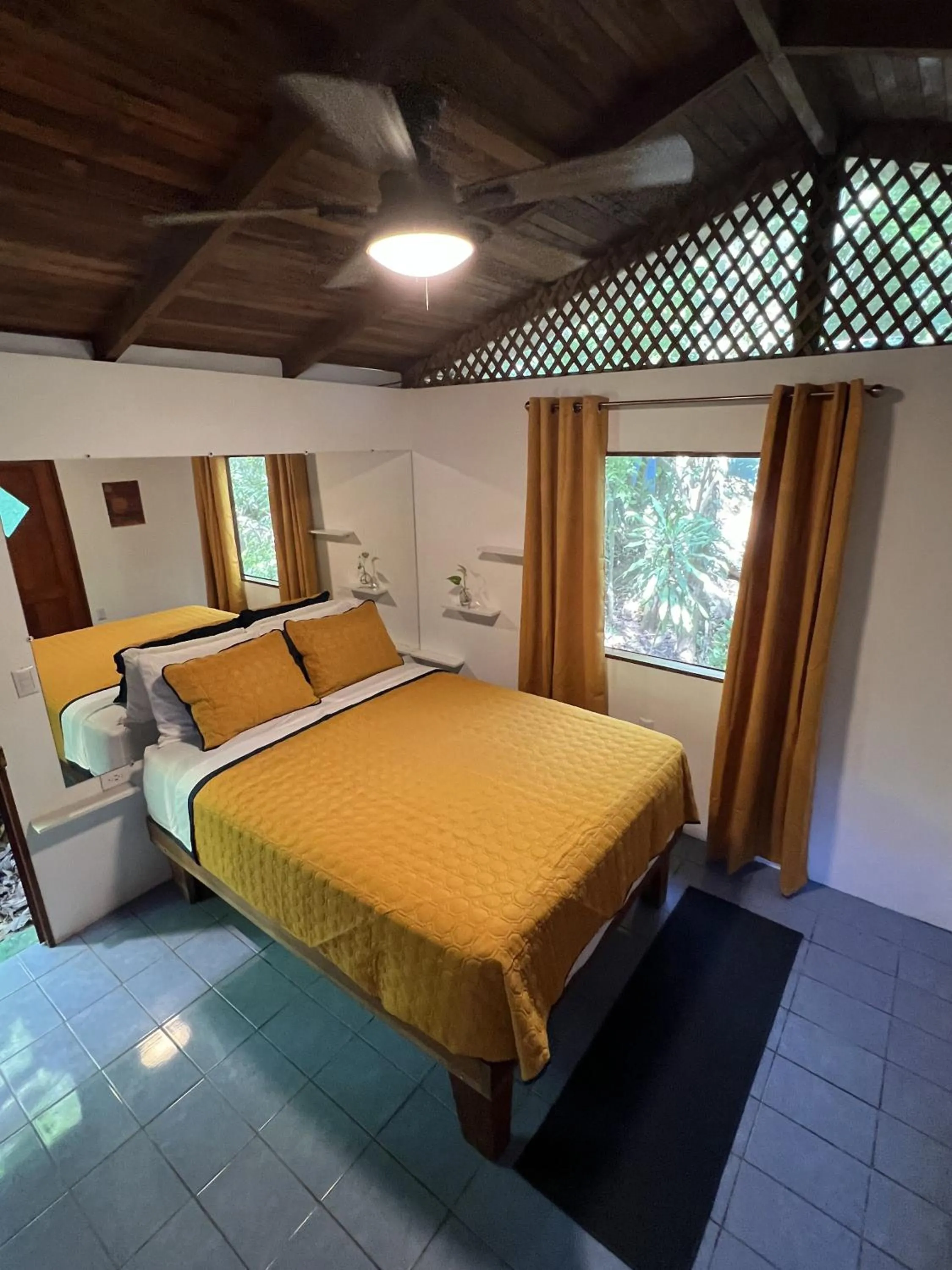 Bed in The Chorotega Hotel, Montezuma