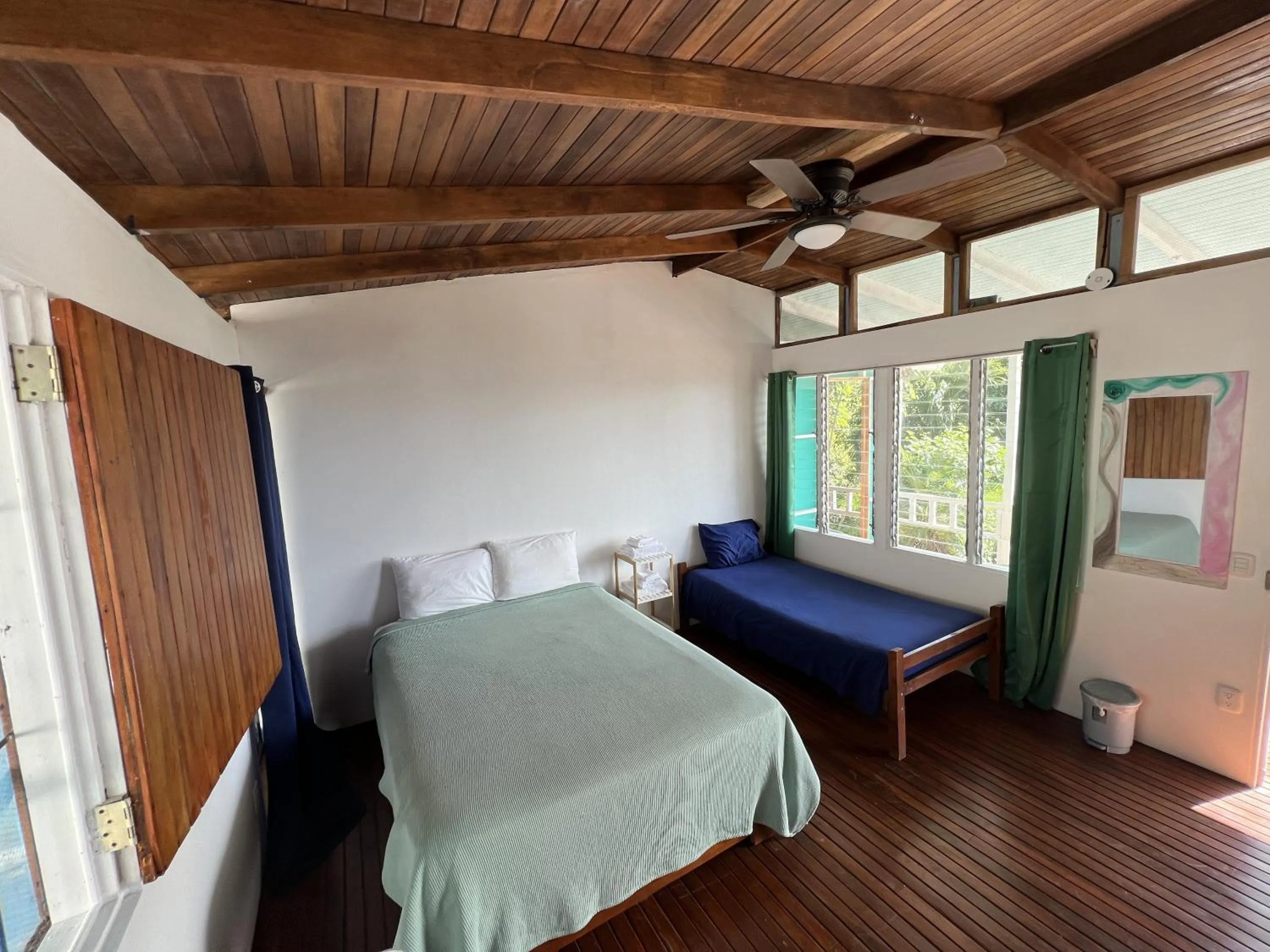 Bed in The Chorotega Hotel, Montezuma