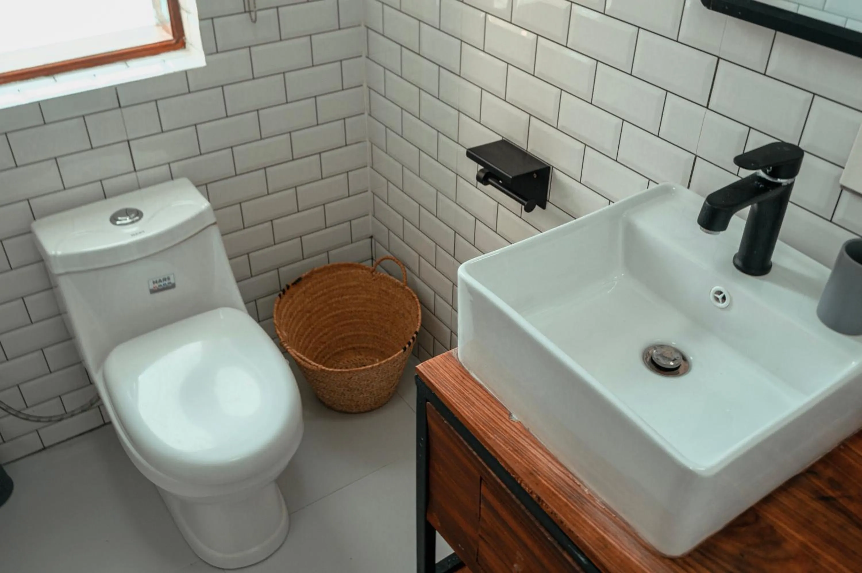 Bathroom in Nebo Apartments Paje