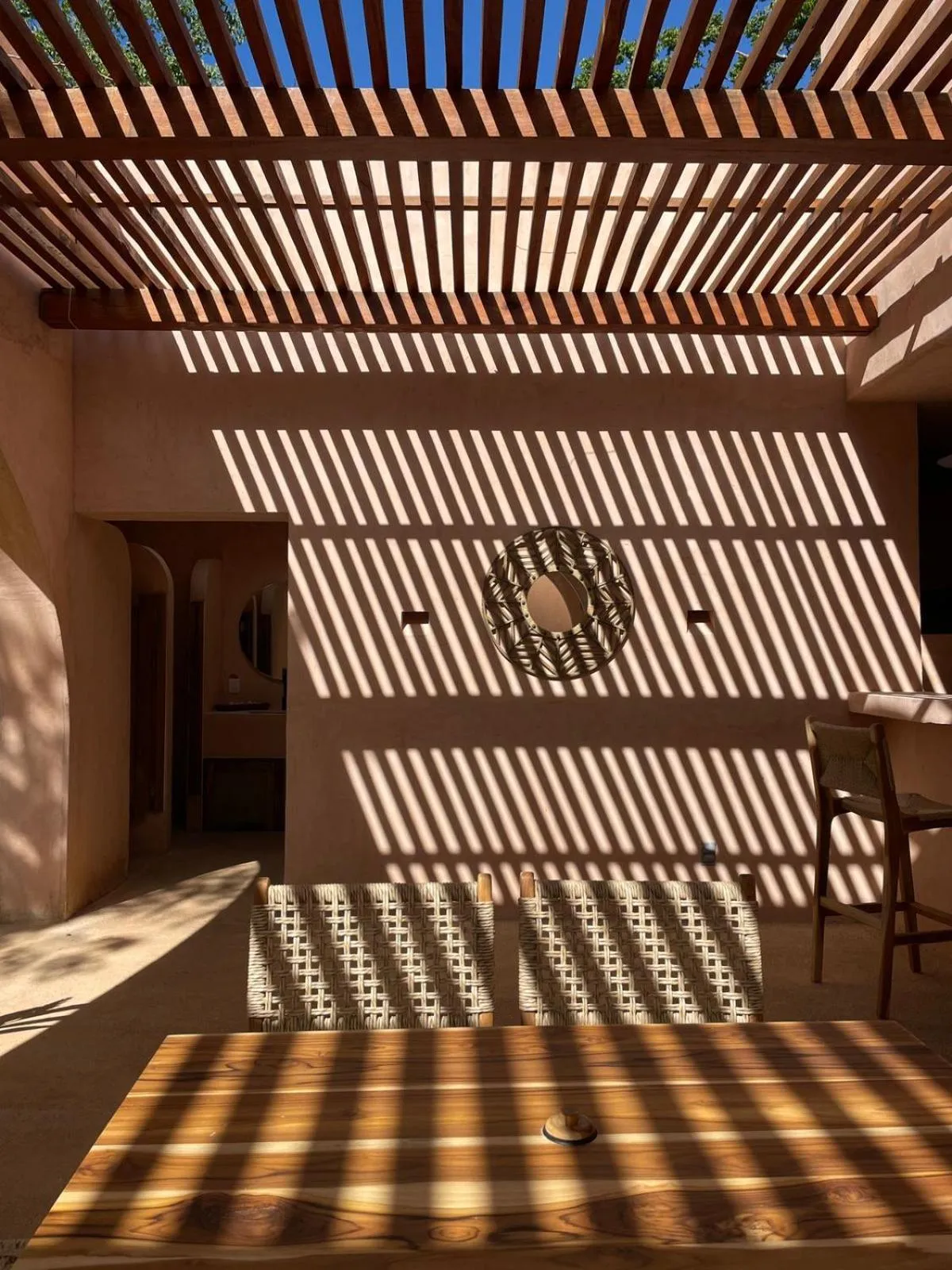Dining area in Casa Liquen