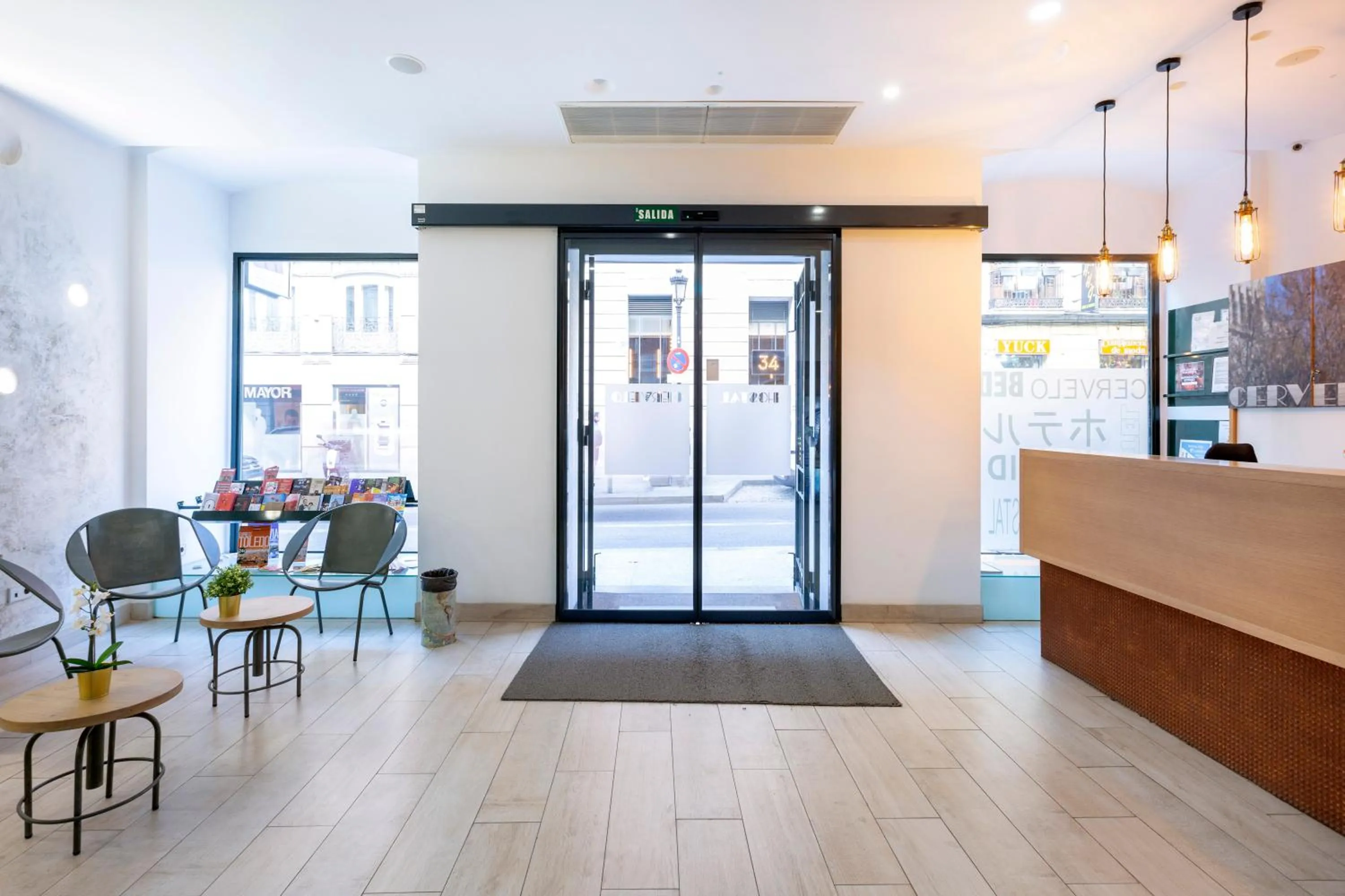 Lobby or reception in Hostal Cervelo