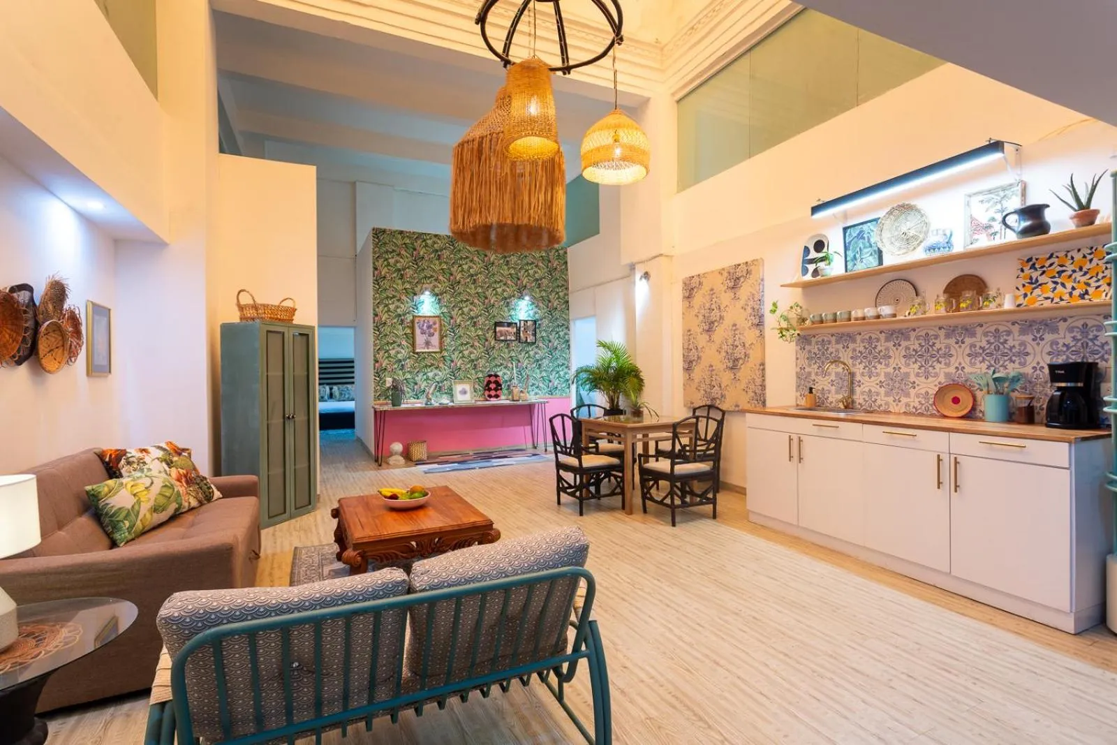 Kitchen or kitchenette in Al Alma Apart-Suites