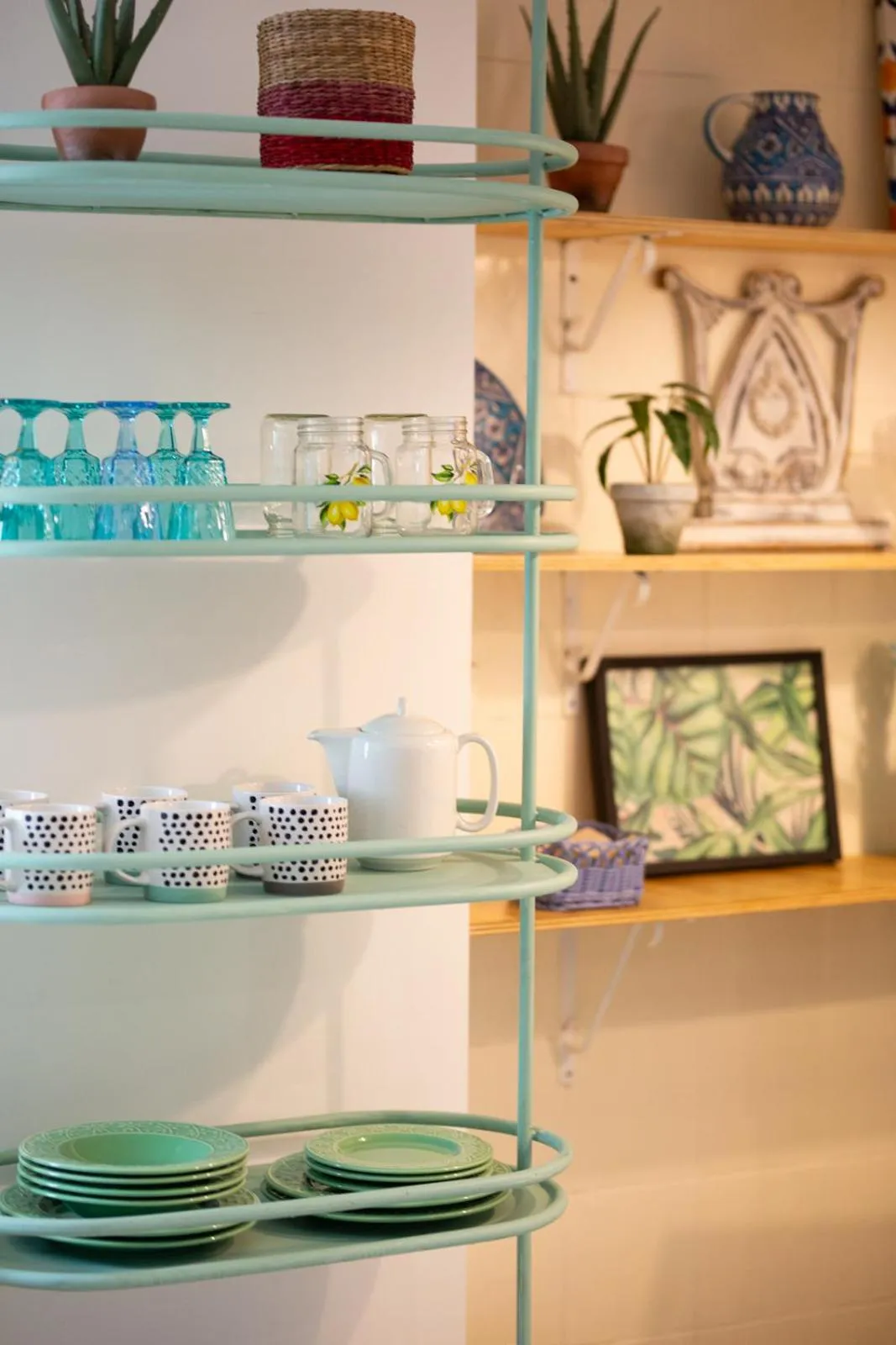 Kitchen or kitchenette in Al Alma Apart-Suites