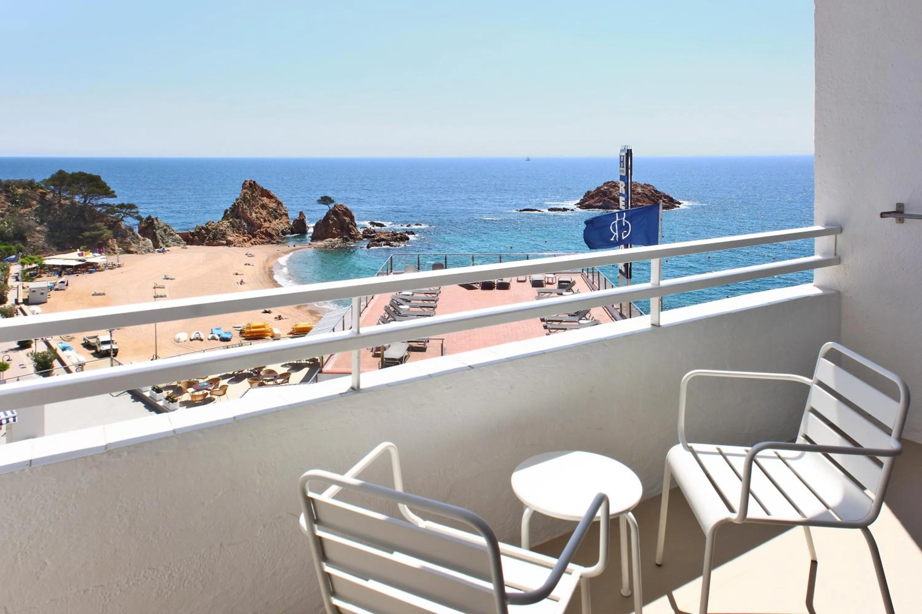Balcony/Terrace in Gran Hotel Reymar 4 Sup