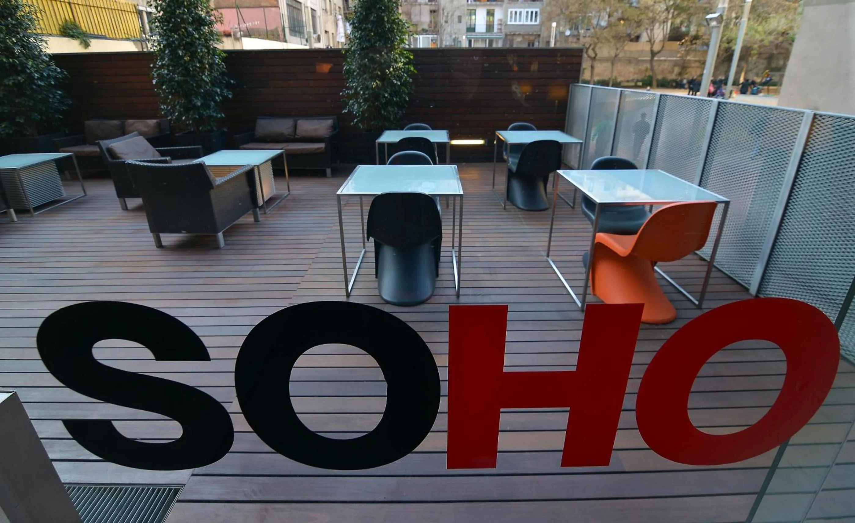 Balcony/Terrace in Hotel Soho