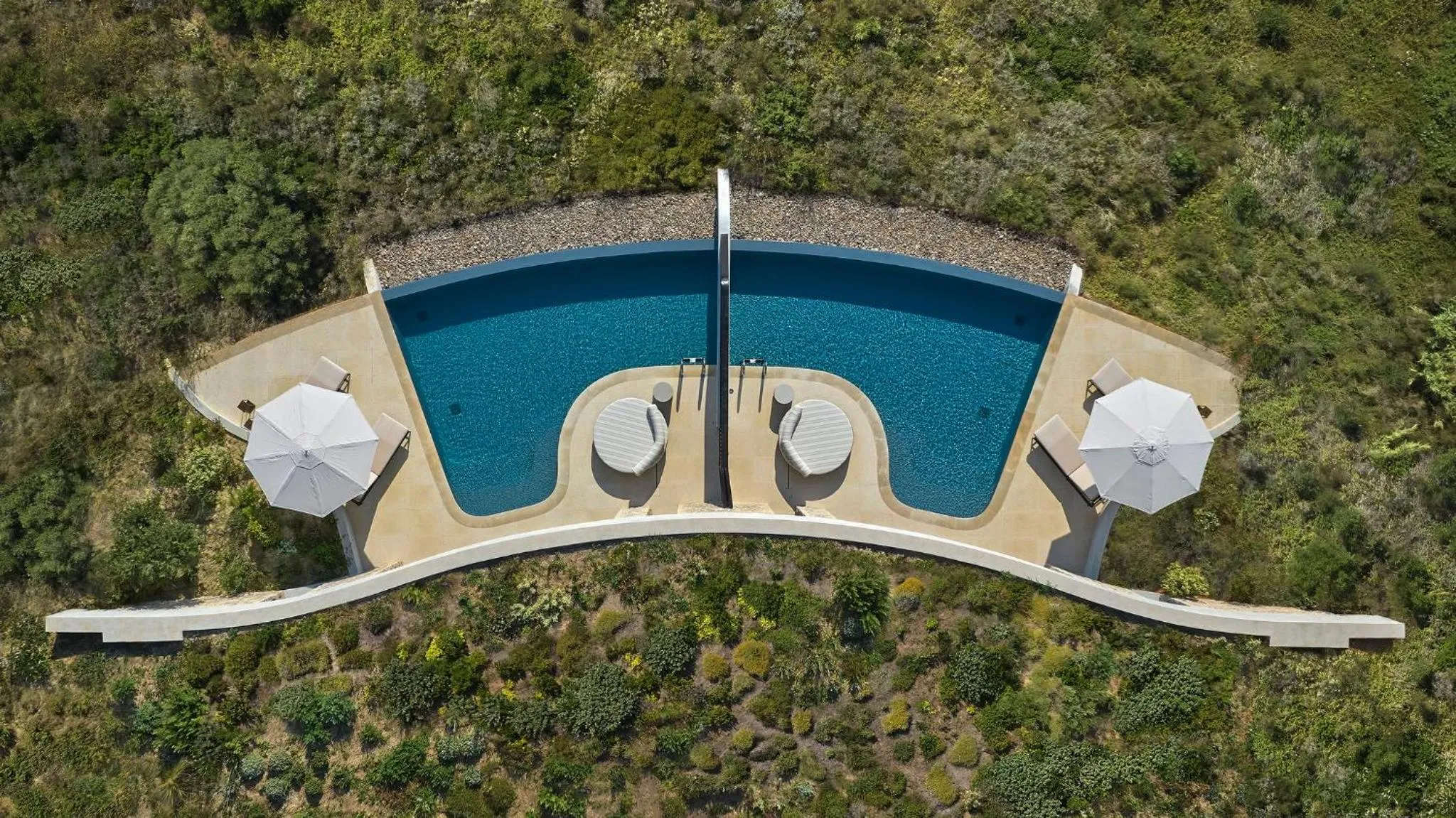 Bird's eye view in Mandarin Oriental, Costa Navarino