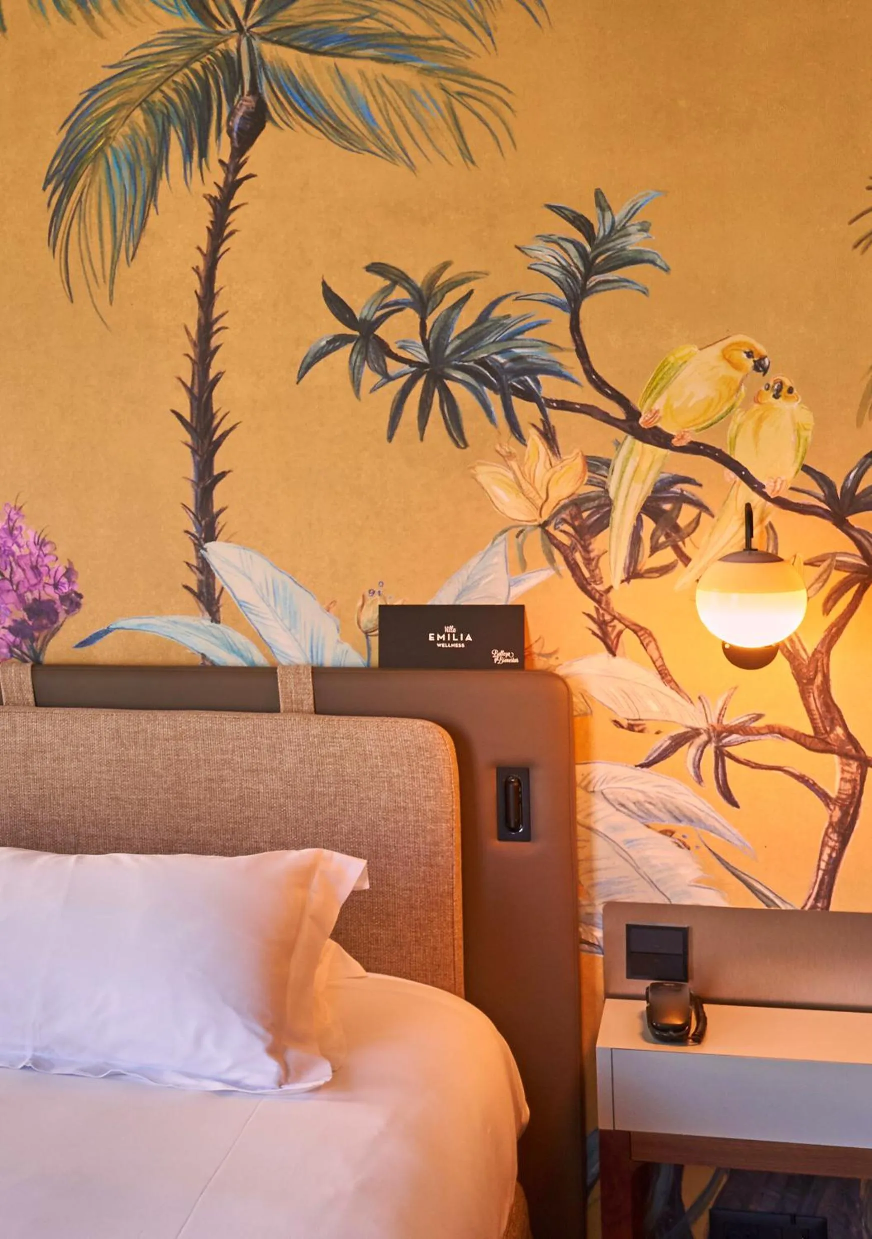 Bed in Hotel Villa Emilia