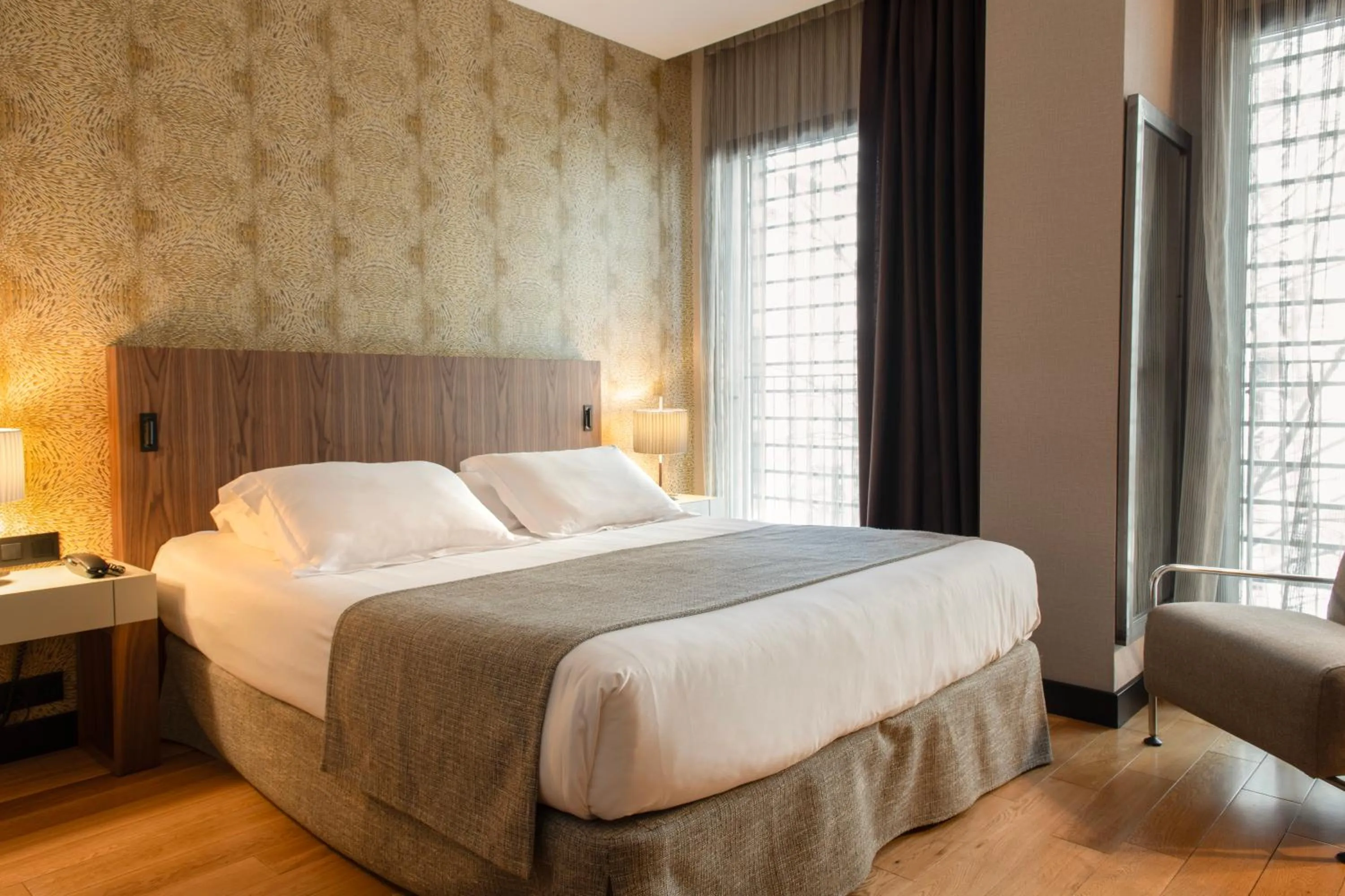 Bed in Hotel Villa Emilia