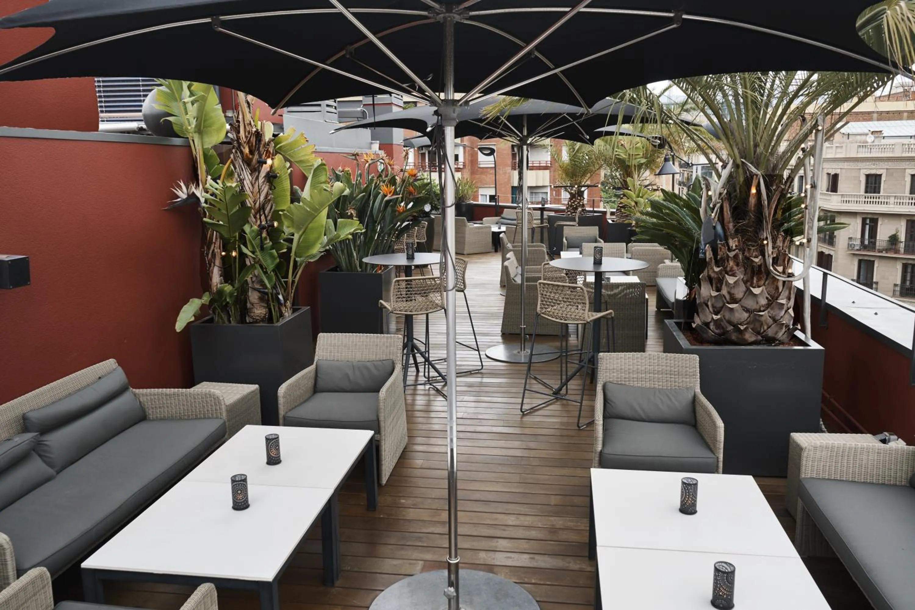 Patio in Hotel Villa Emilia