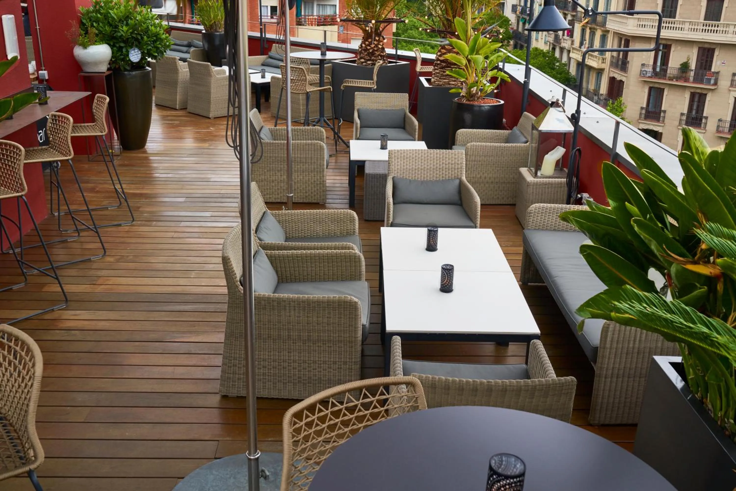 Patio in Hotel Villa Emilia