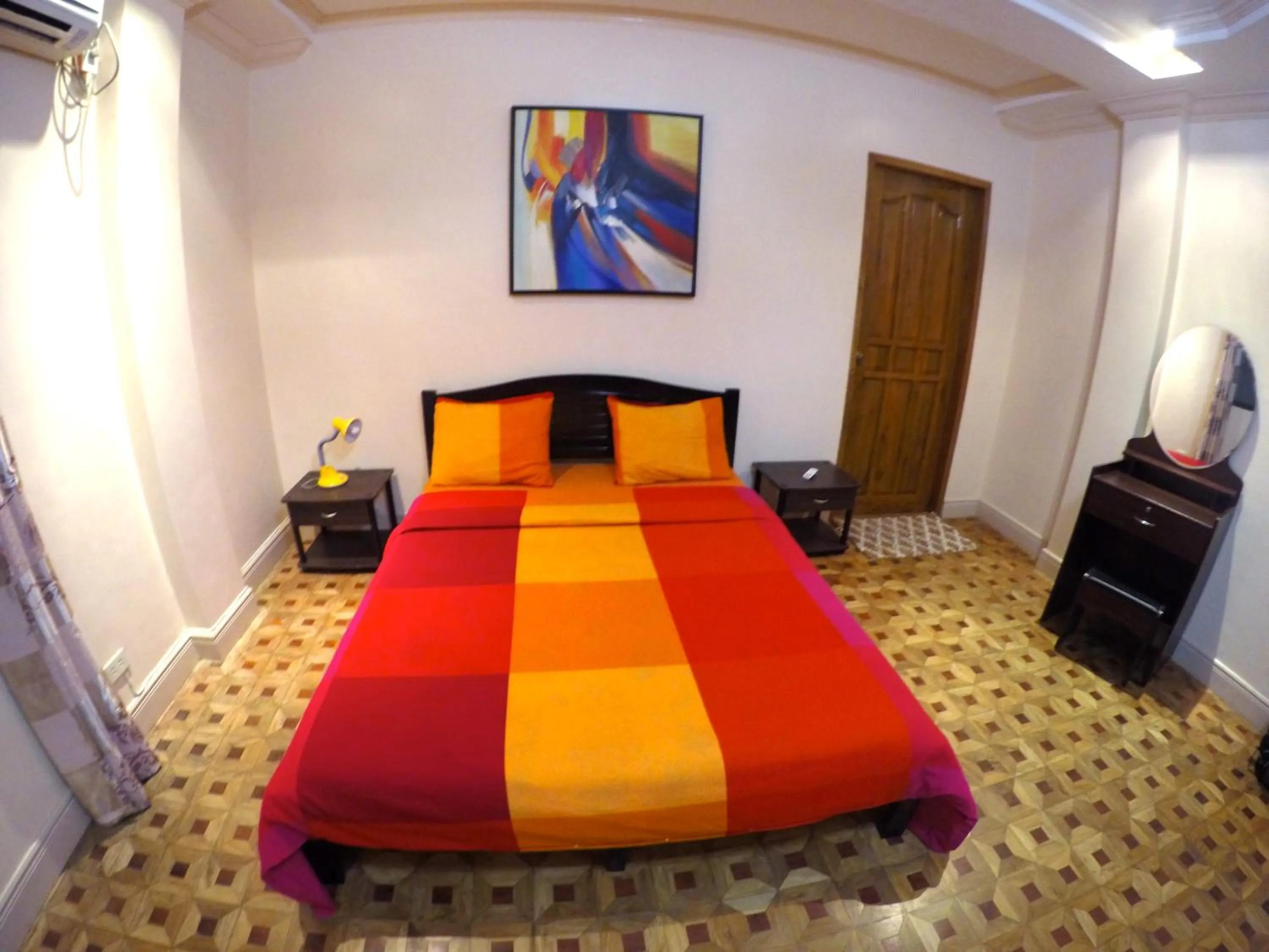 Bed in Lambug Beach Homestay