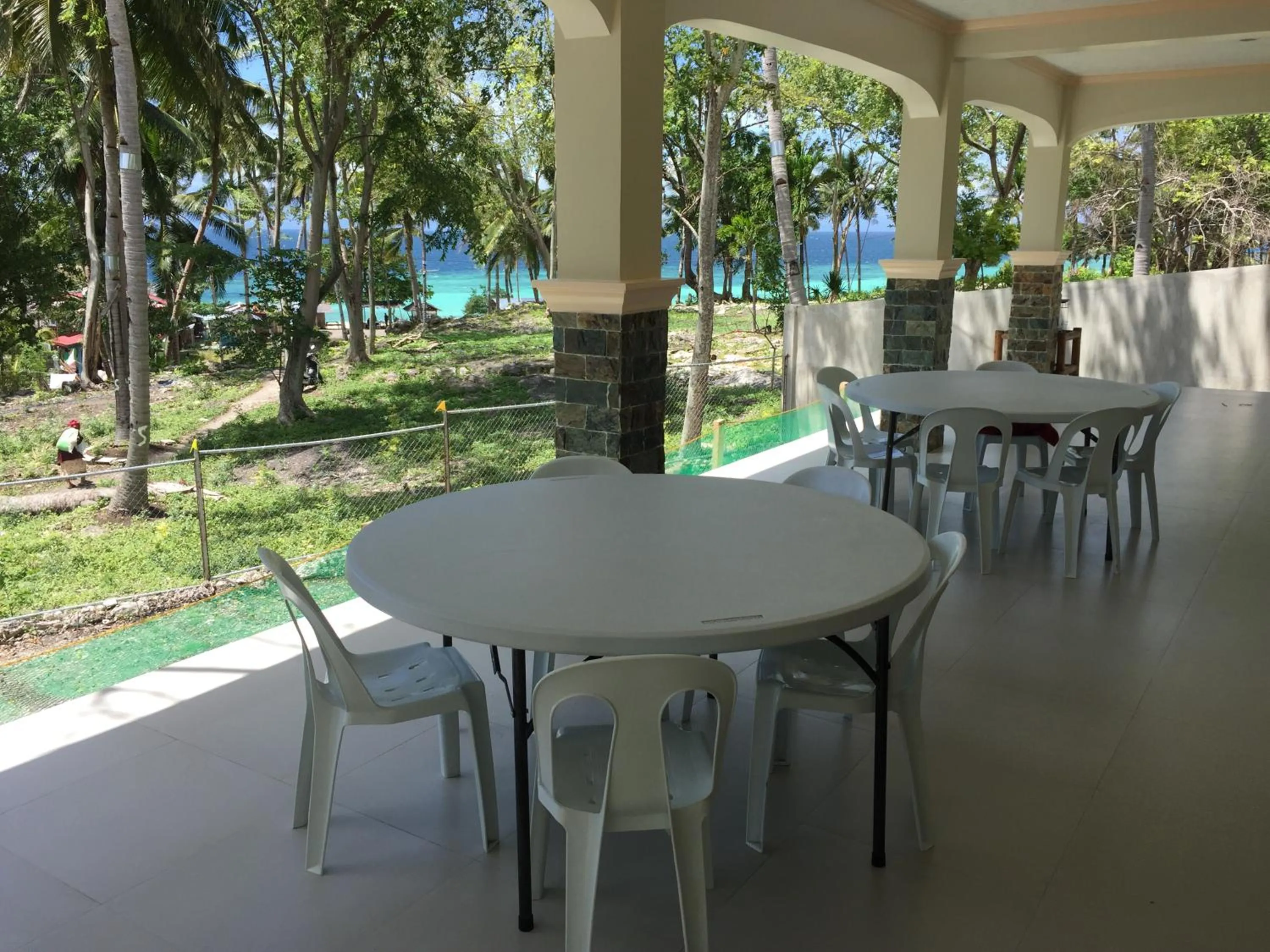 Dining area in Lambug Beach Homestay