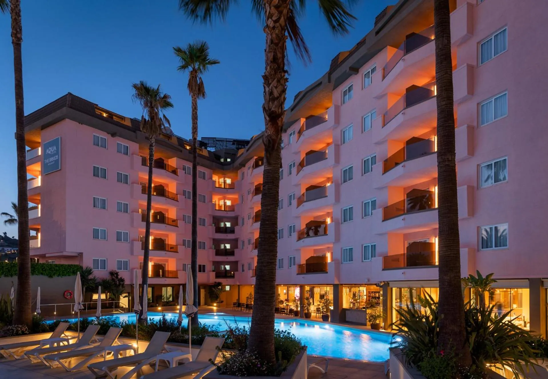 Property building in AQUA Hotel The Breeze & Spa - All Inclusive - Adults Only - 4Sup