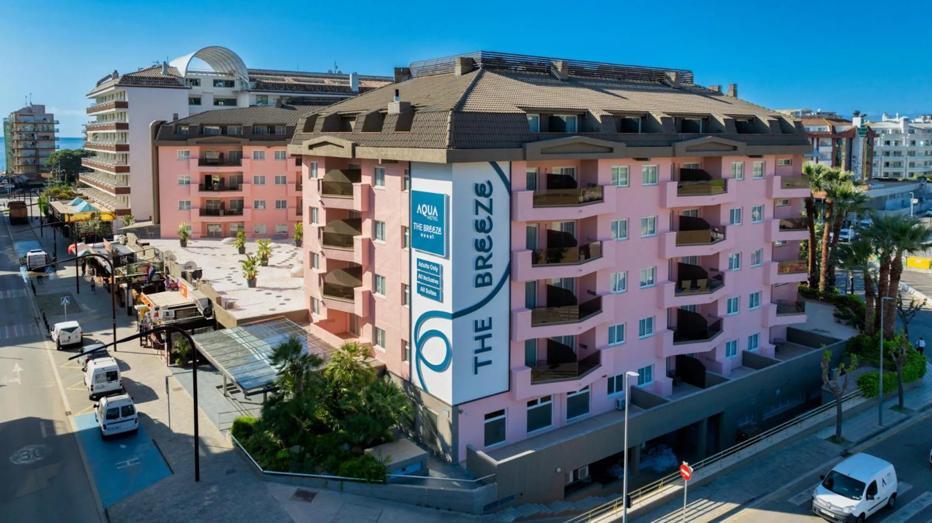 Property building in AQUA Hotel The Breeze & Spa - All Inclusive - Adults Only - 4Sup