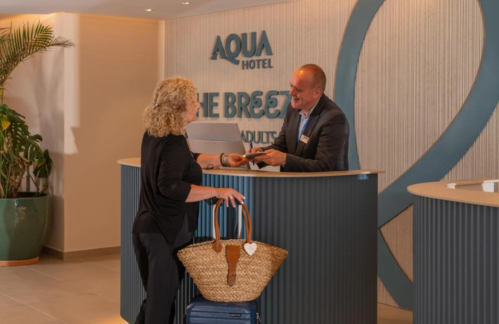 Lobby or reception in AQUA Hotel The Breeze & Spa - All Inclusive - Adults Only - 4Sup
