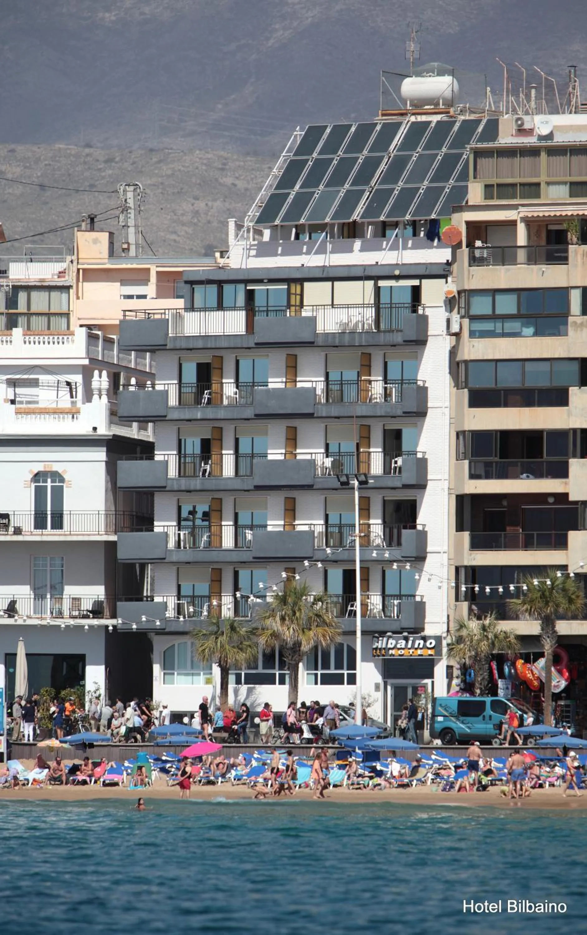 Facade/entrance in Hotel Bilbaino
