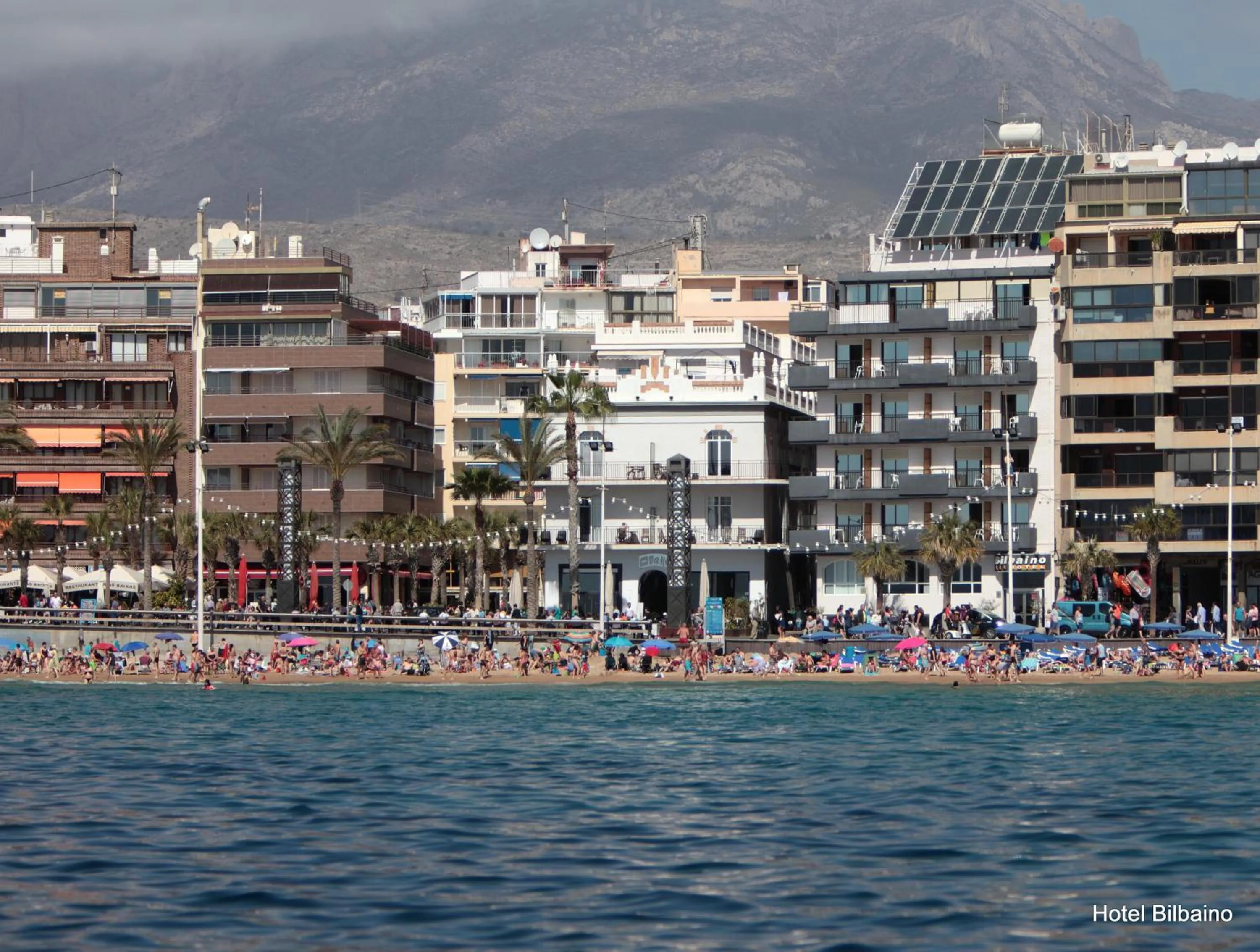 Facade/entrance in Hotel Bilbaino