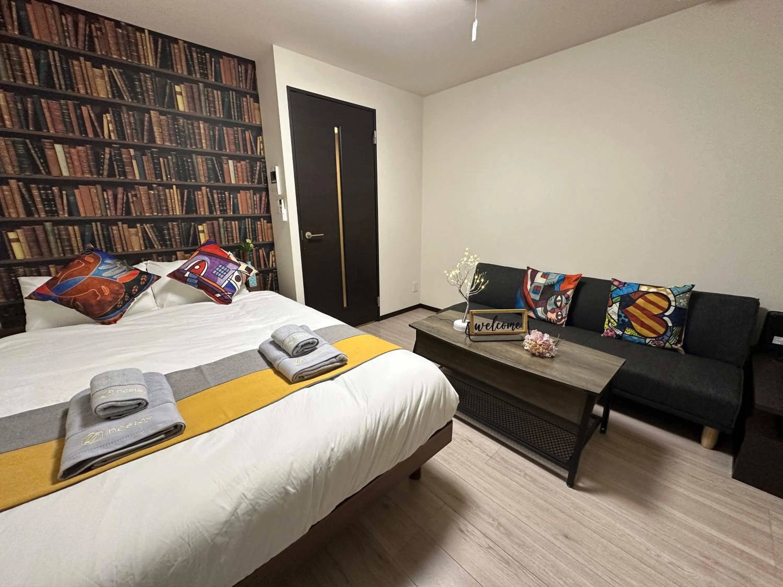 Bed in nestay inn tokyo asakusa