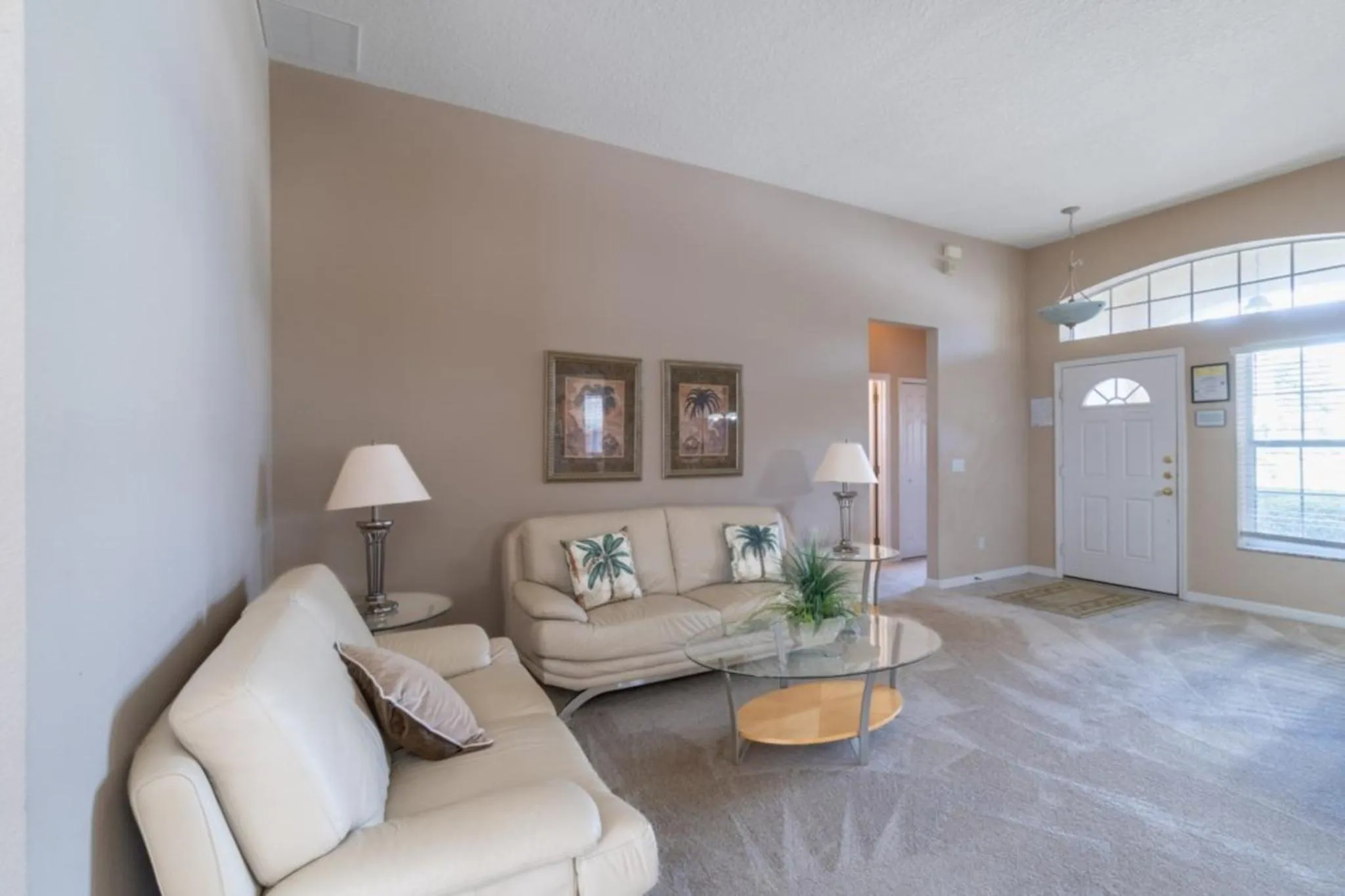 Living room in 4 Bedroom Value Plus Home with Private Pool