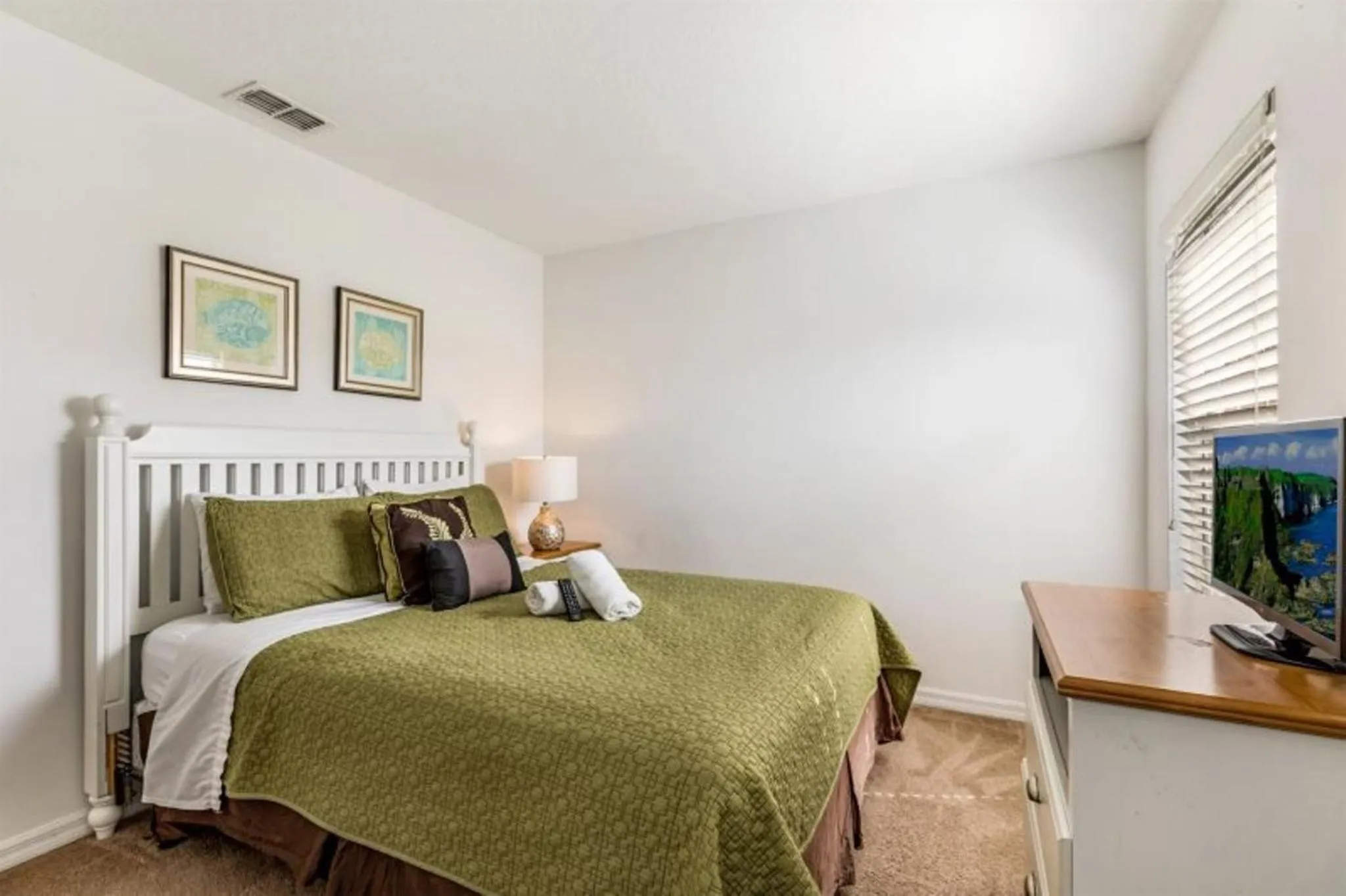 Bedroom, Bed in 4 Bedroom Value Plus Home with Private Pool