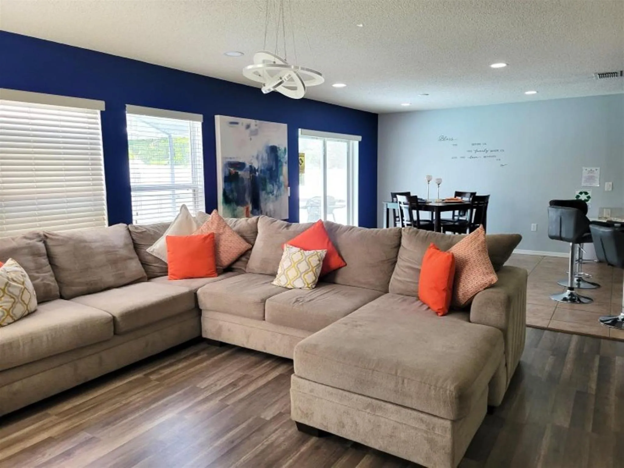 Living room in 4 Bedroom Value Plus Home with Private Pool