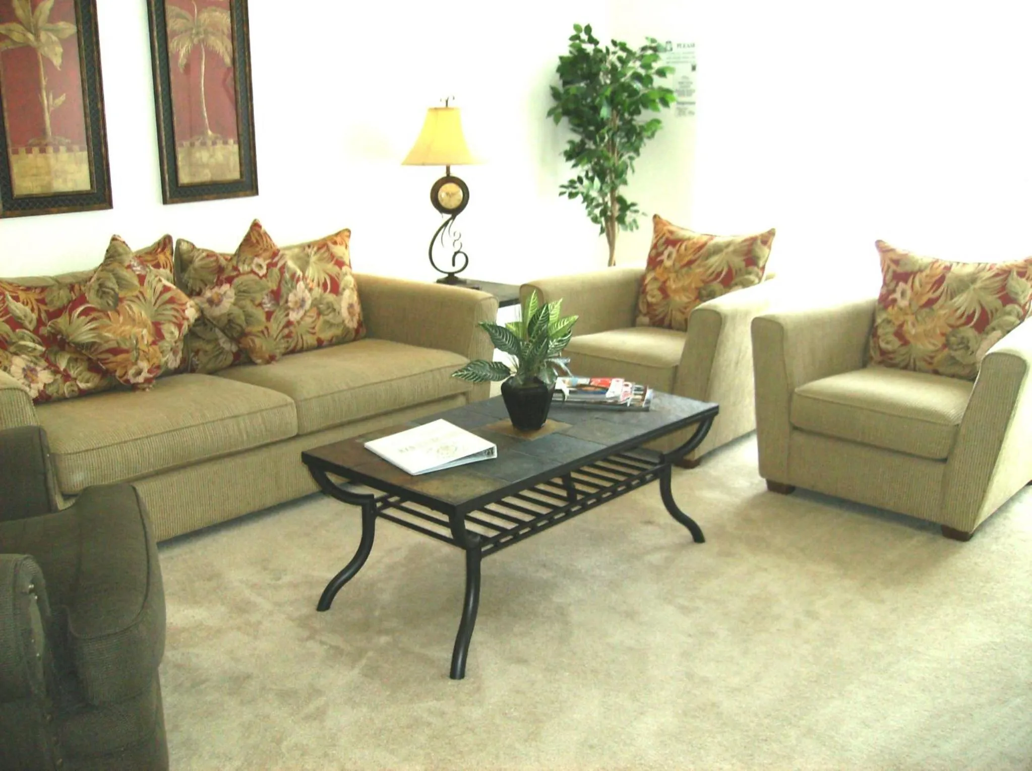 Living room in 4 Bedroom Value Plus Home with Private Pool