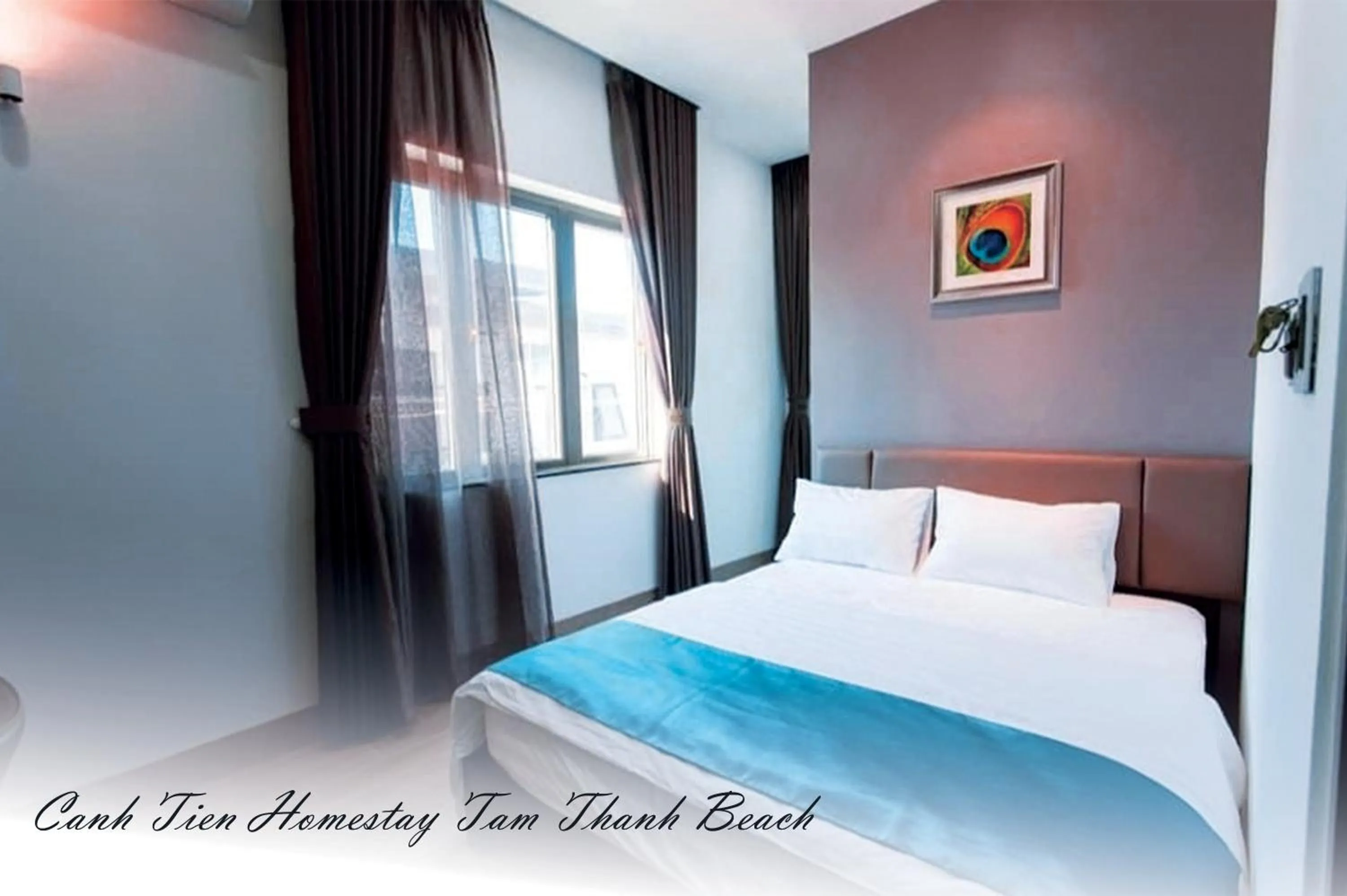 Bed in Canh Tien Homestay Tam Thanh Beach