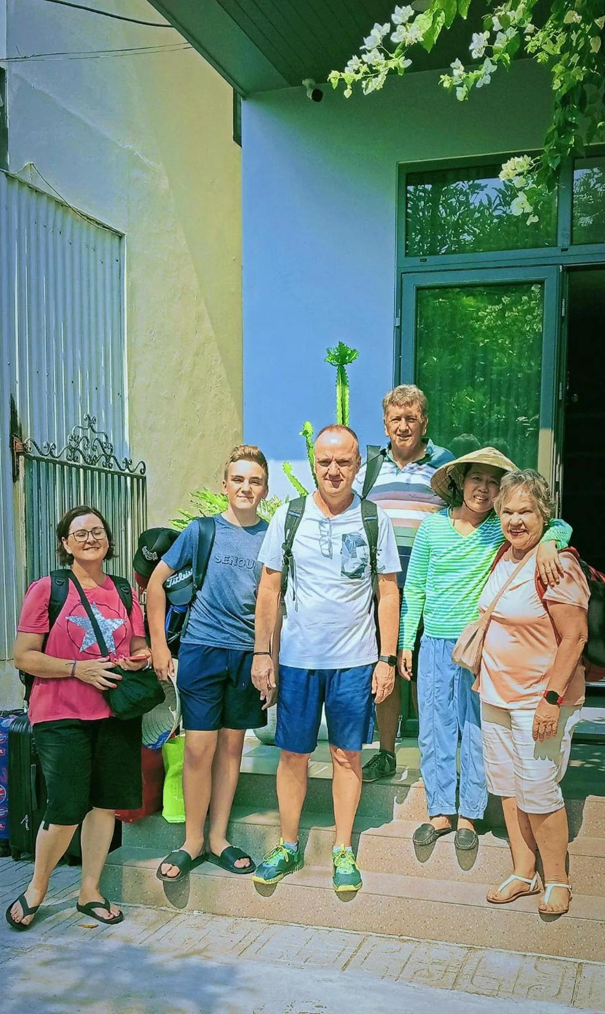 Guests in Canh Tien Homestay Tam Thanh Beach