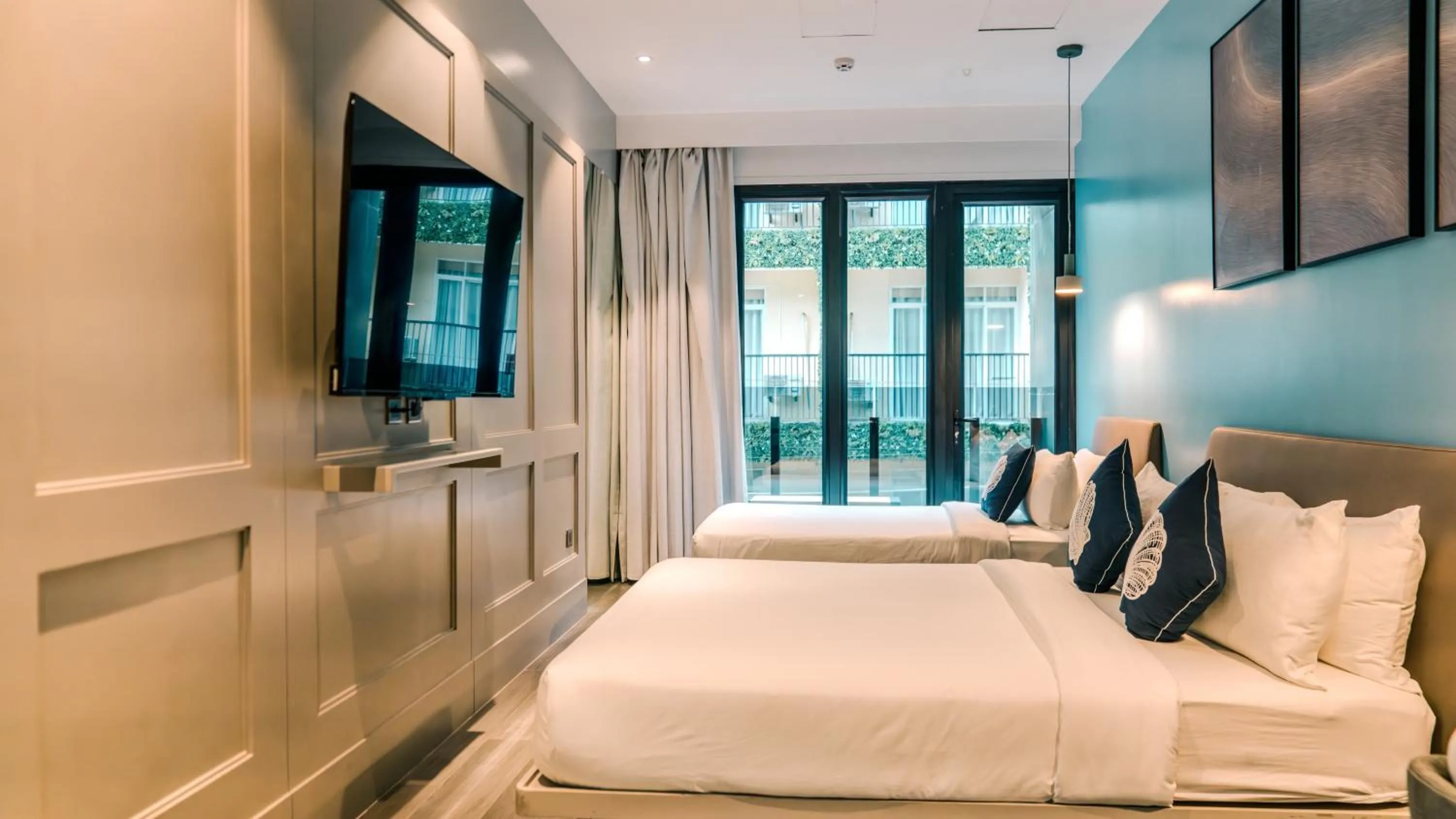 Family Room with Balcony in H Hotel El Nido - Vegan Friendly Hotel Managed by H Hospitality Group