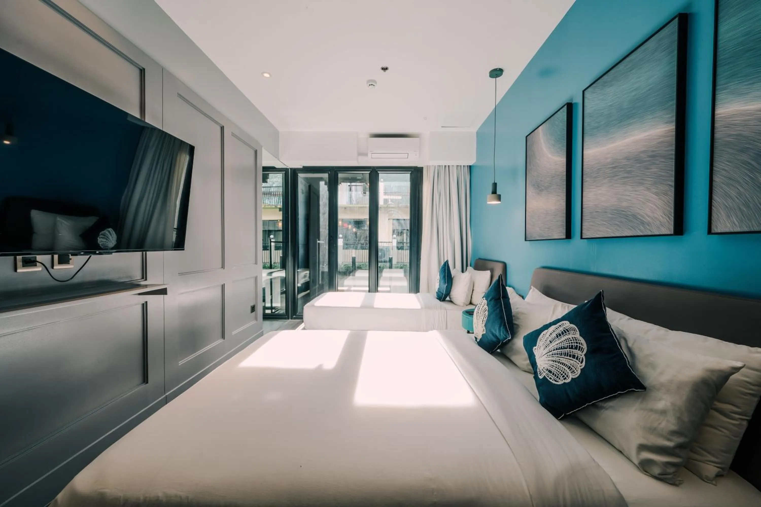 Bed in H Hotel El Nido - Vegan Friendly Hotel Managed by H Hospitality Group