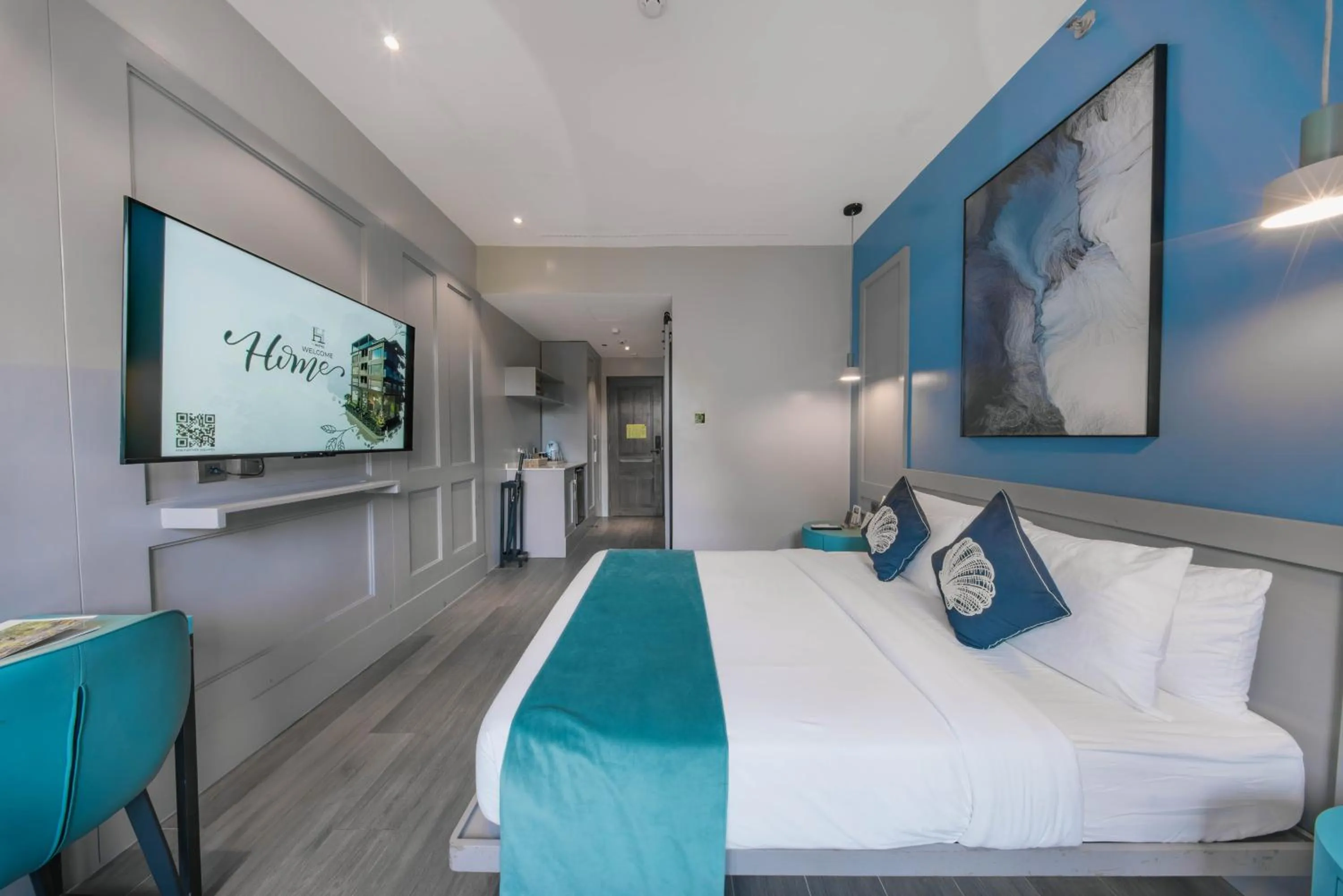 Bed in H Hotel El Nido - Vegan Friendly Hotel Managed by H Hospitality Group