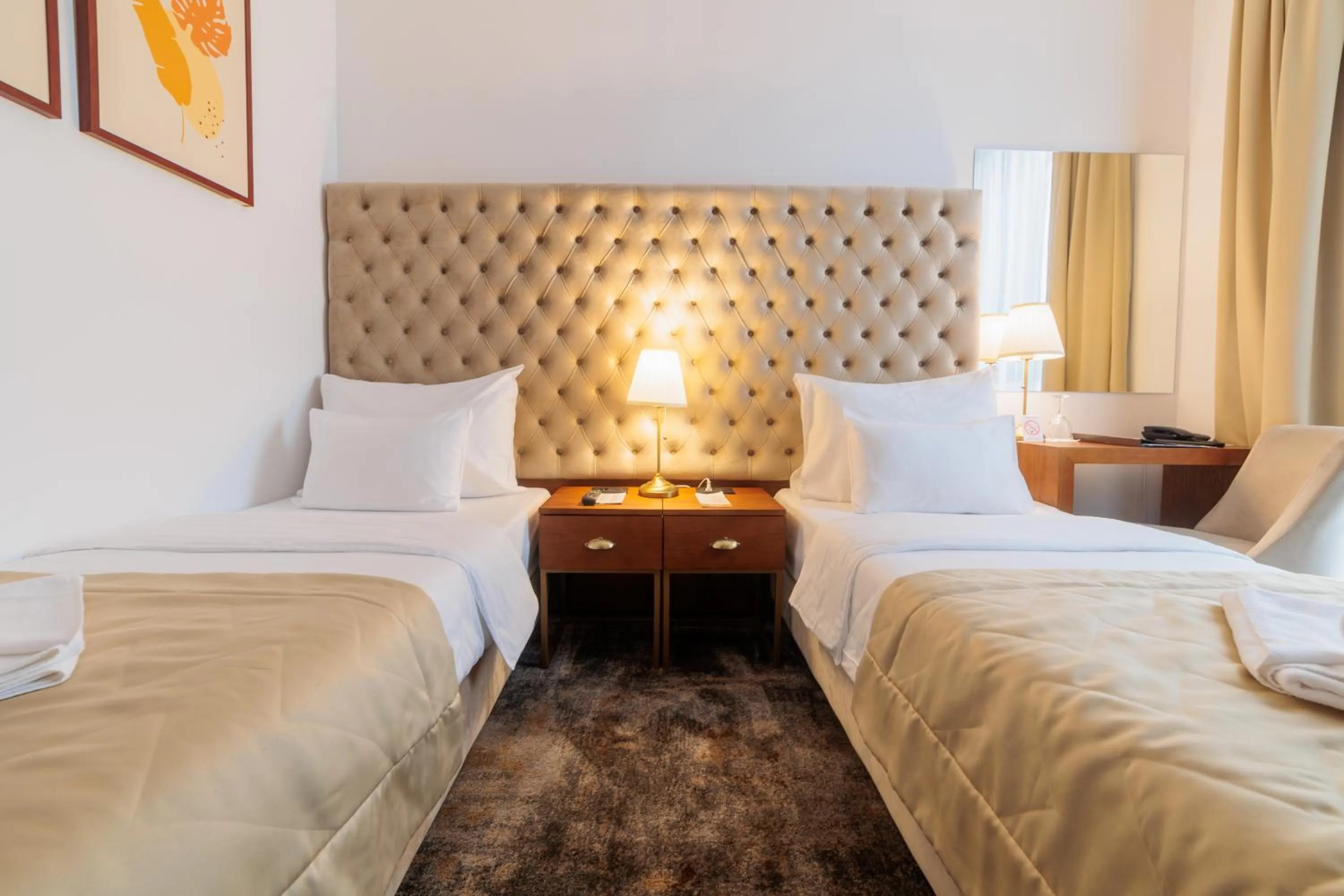 Bed in Hotel Tamiš & Spa