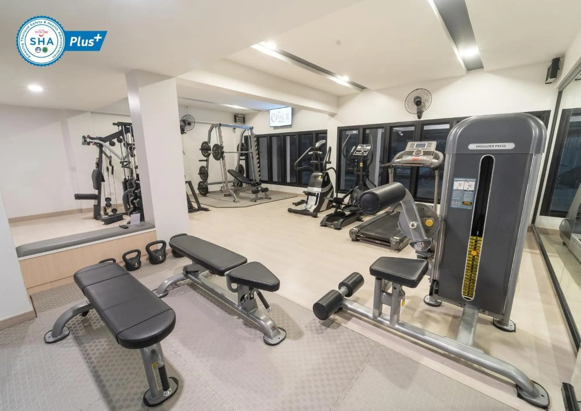 Fitness centre/facilities in The Space Hotel Lampang