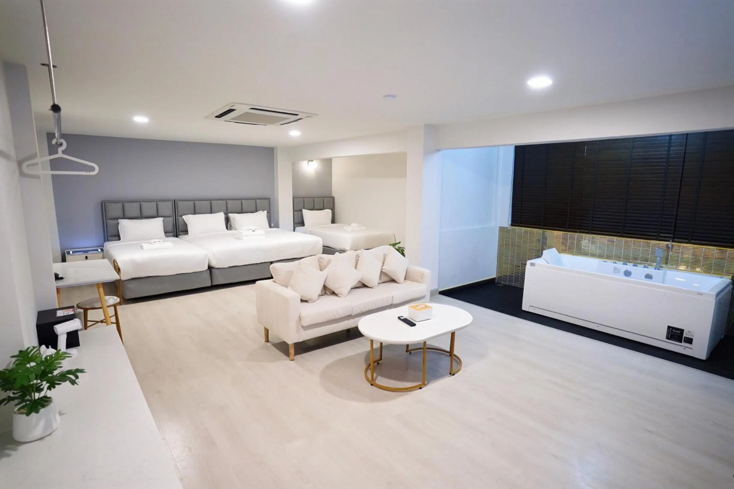 Bed in The Space Hotel Lampang