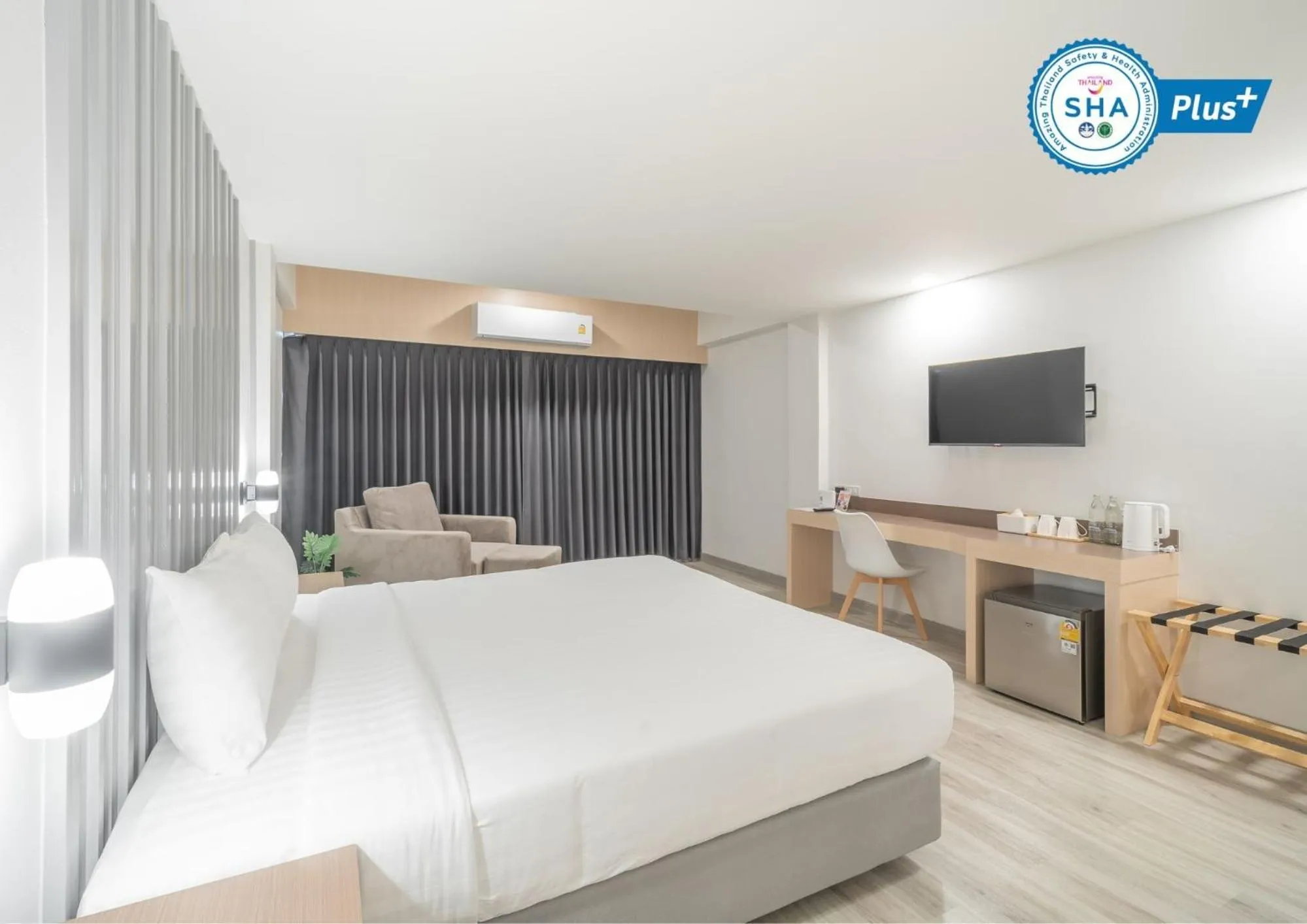 TV and multimedia, Bed in The Space Hotel Lampang