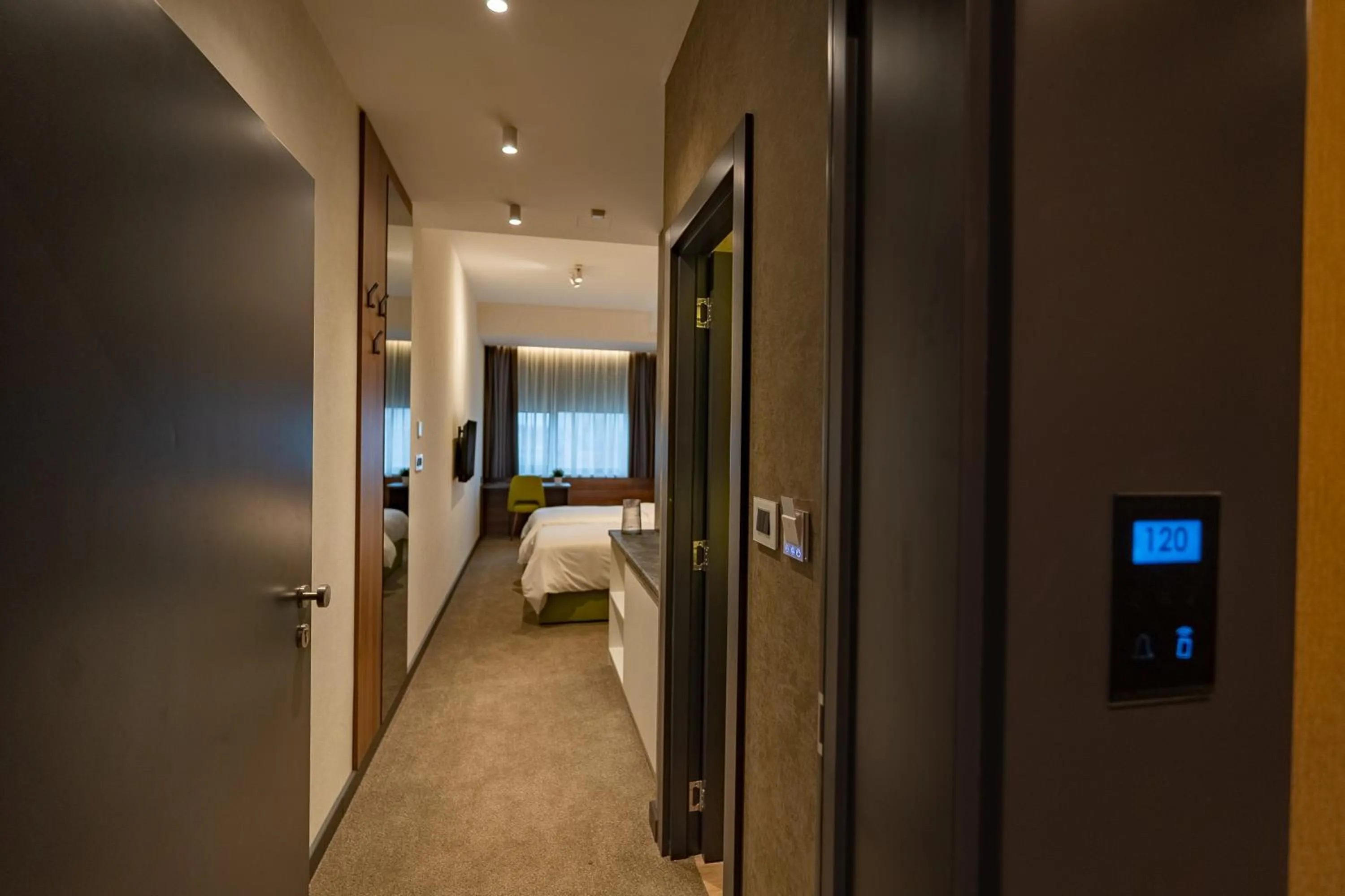 Bed in Hotel Element