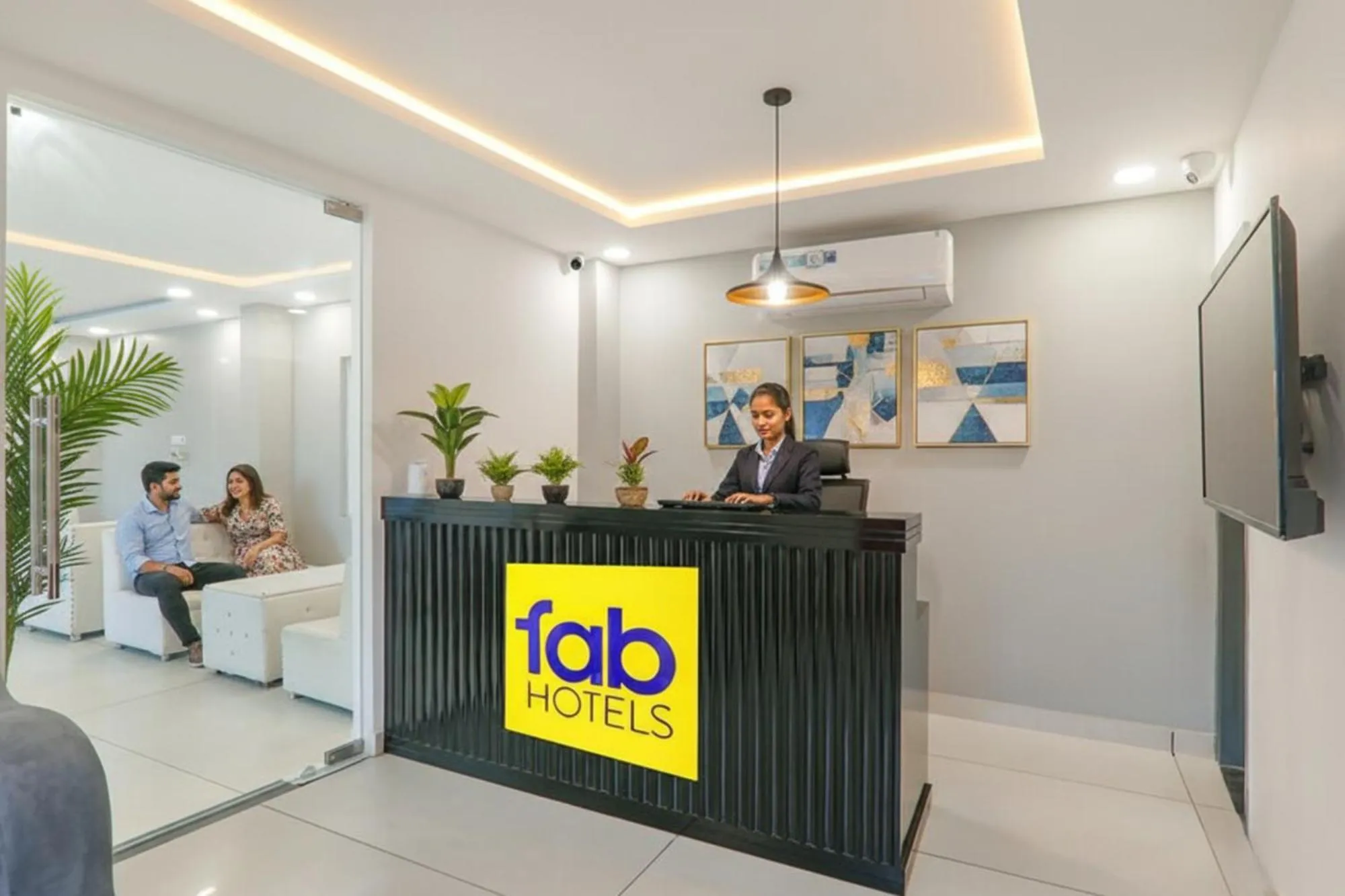 Lobby or reception in FabHotel BSA