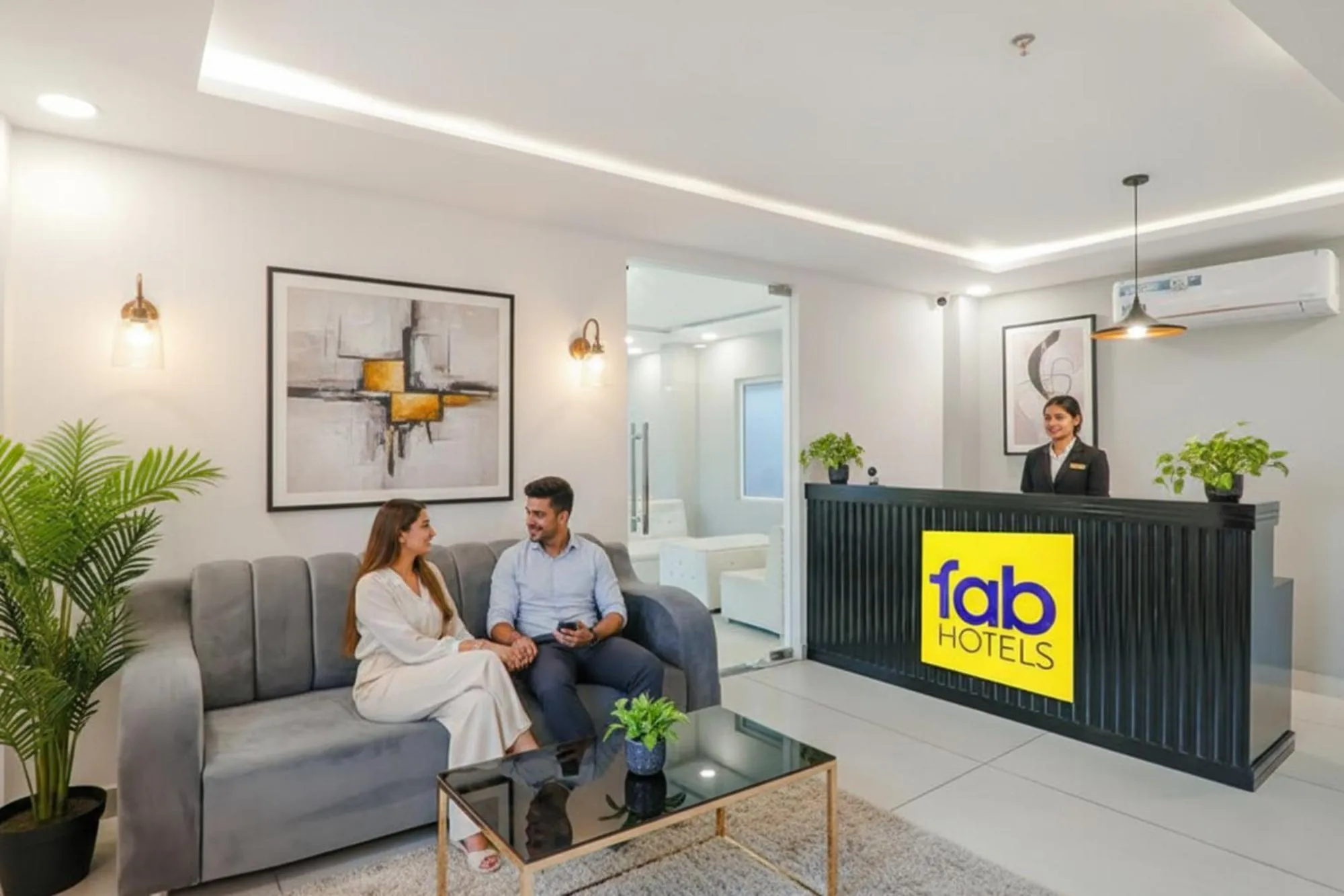 Lobby or reception in FabHotel BSA